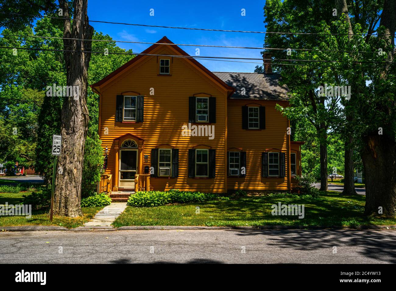 Historic Huguenot Street, New Paltz, NY, USA Stock Photo Alamy