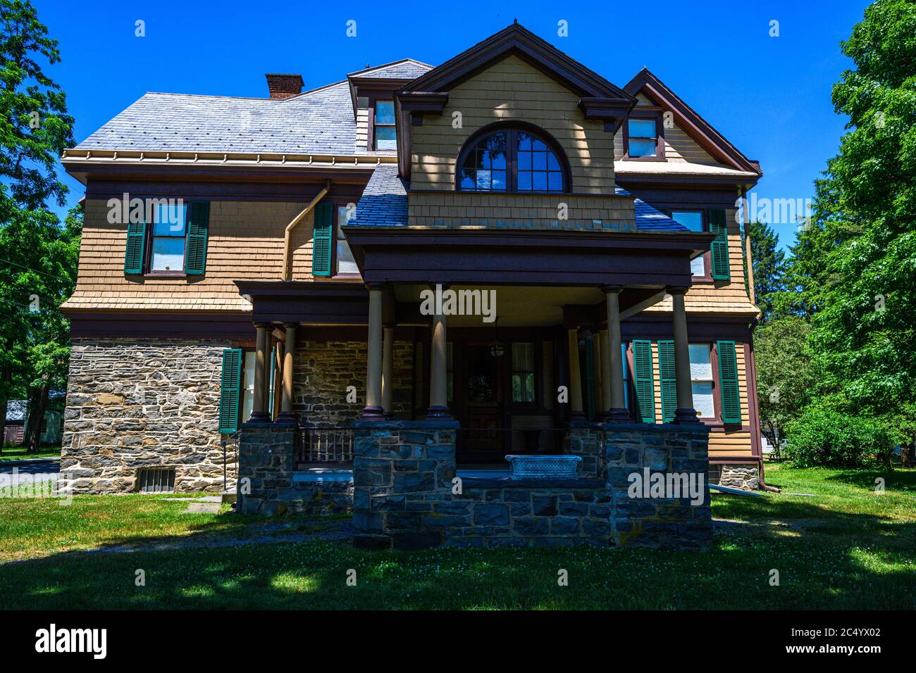 Historic Huguenot Street, New Paltz, NY, USA Stock Photo Alamy