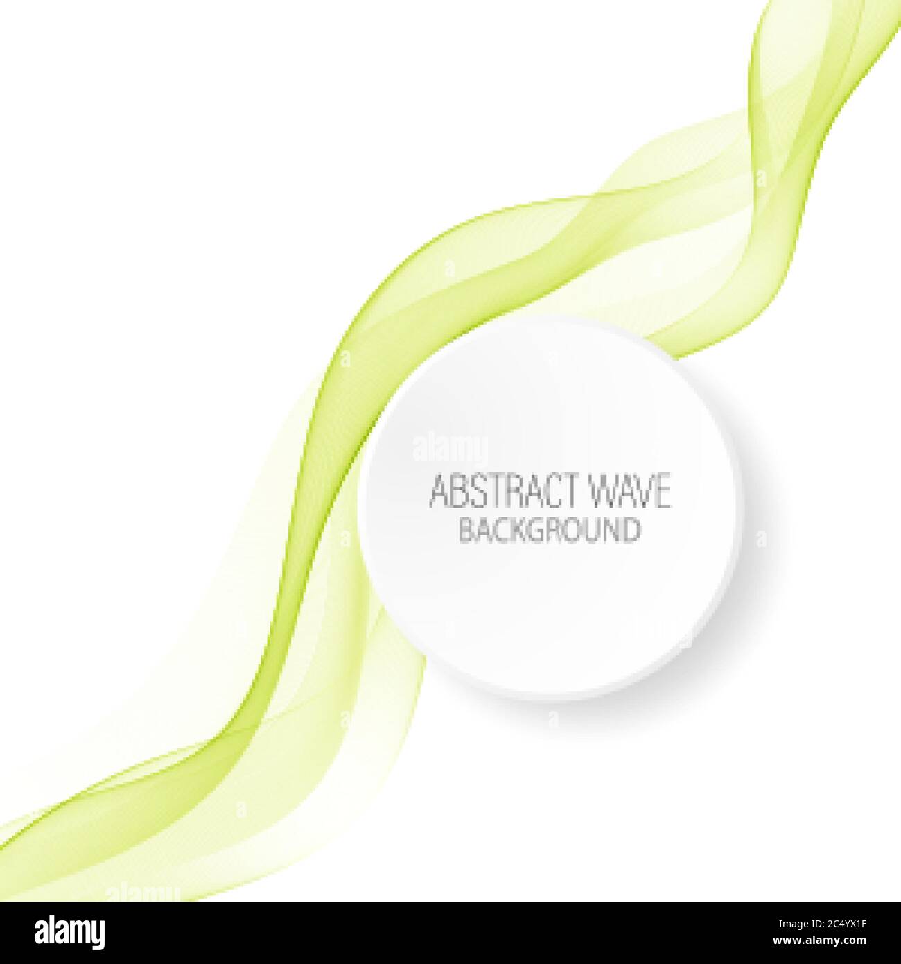 Bright green vector waves abstract background Green wave flow Stock Vector Image & Art Alamy
