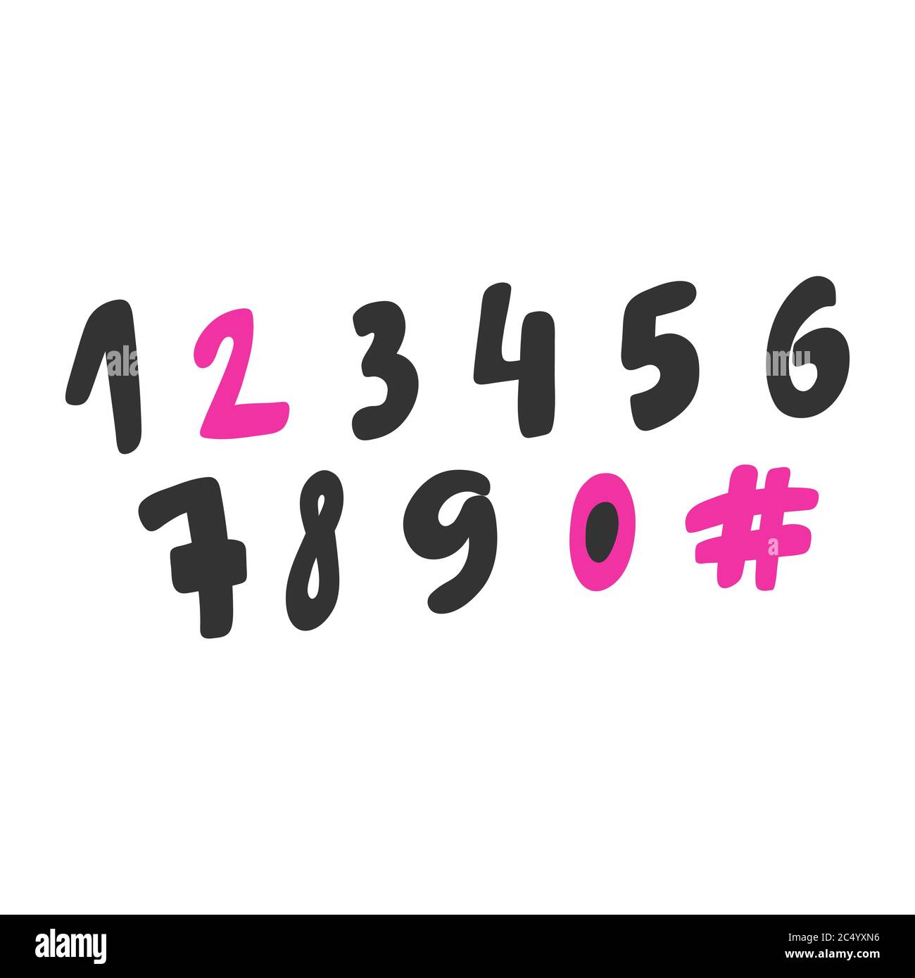 Numbers 1 2 3 4 5 6 7 8 9 0 High Resolution Stock Photography And Images Alamy