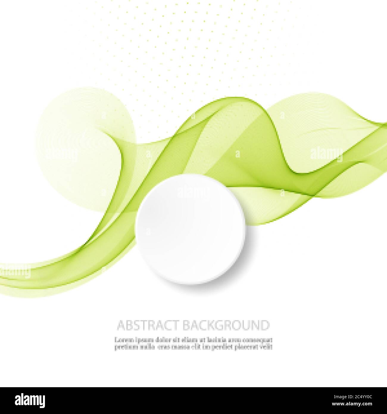 Bright green vector waves abstract background Green wave flow Stock Vector Image & Art Alamy