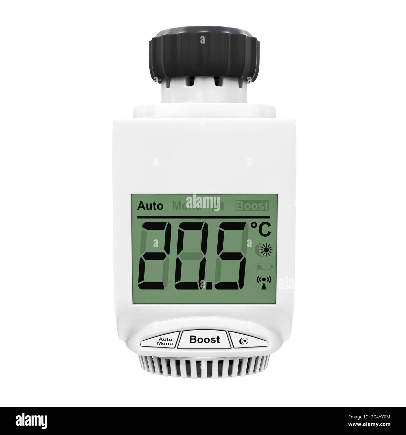 The temperature control knob of a radiator Cut Out Stock Images & Pictures  - Alamy