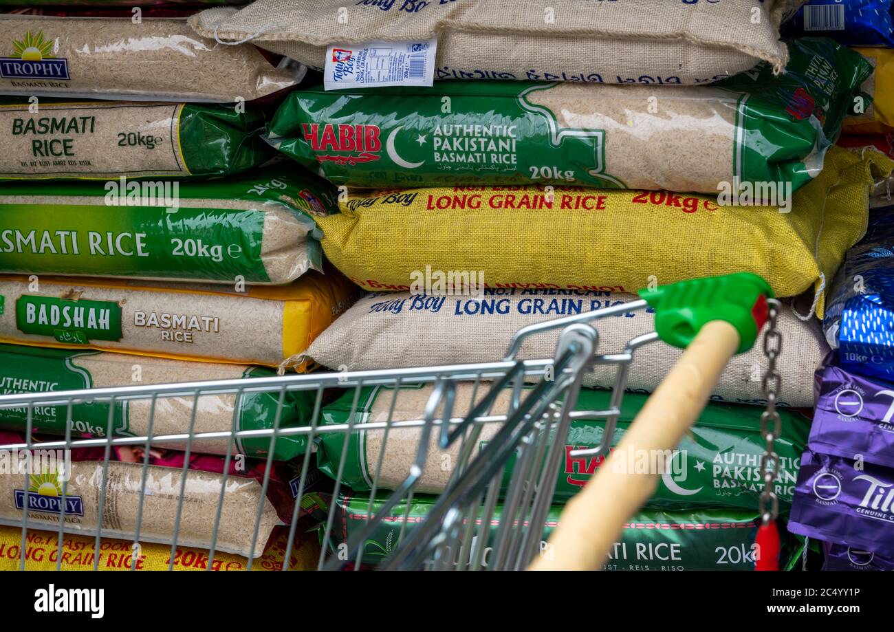 Food store display of rice hires stock photography and images Alamy