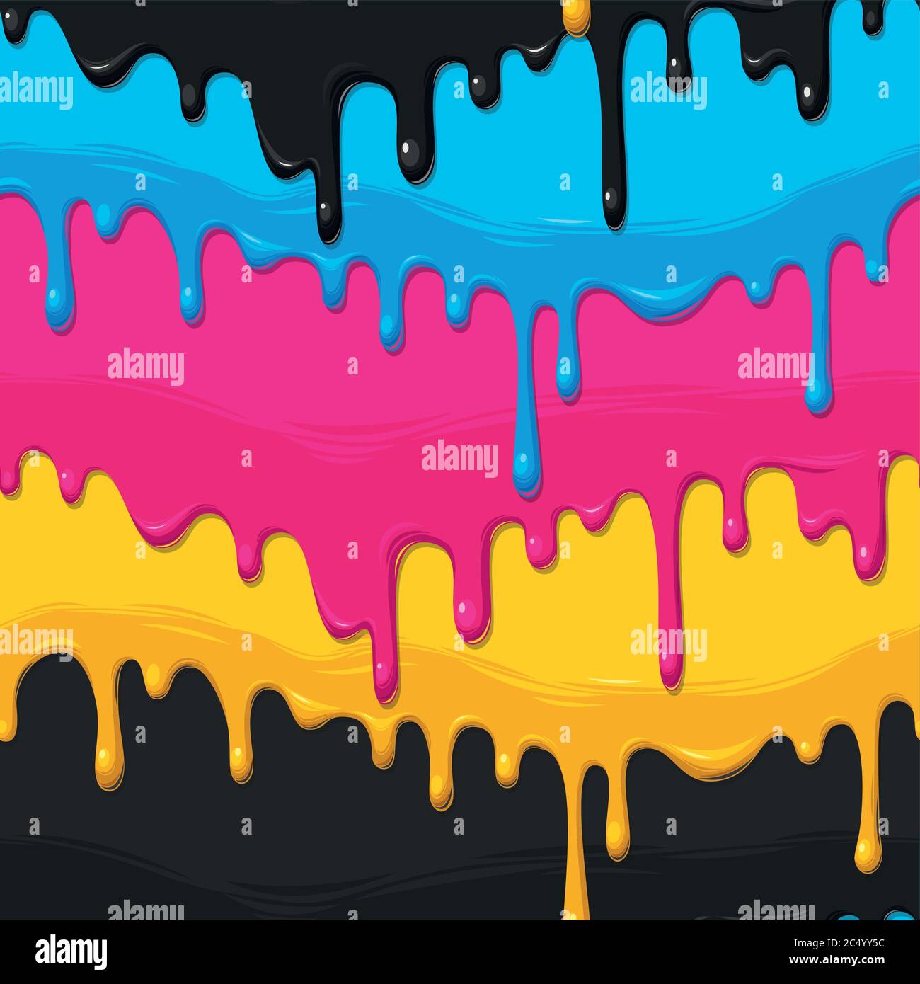 Dripping paint seamless Stock Vector Image Art Alamy