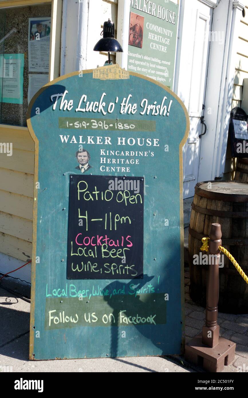 The Walker House Heritage Centre And Museum Notice Board Outside