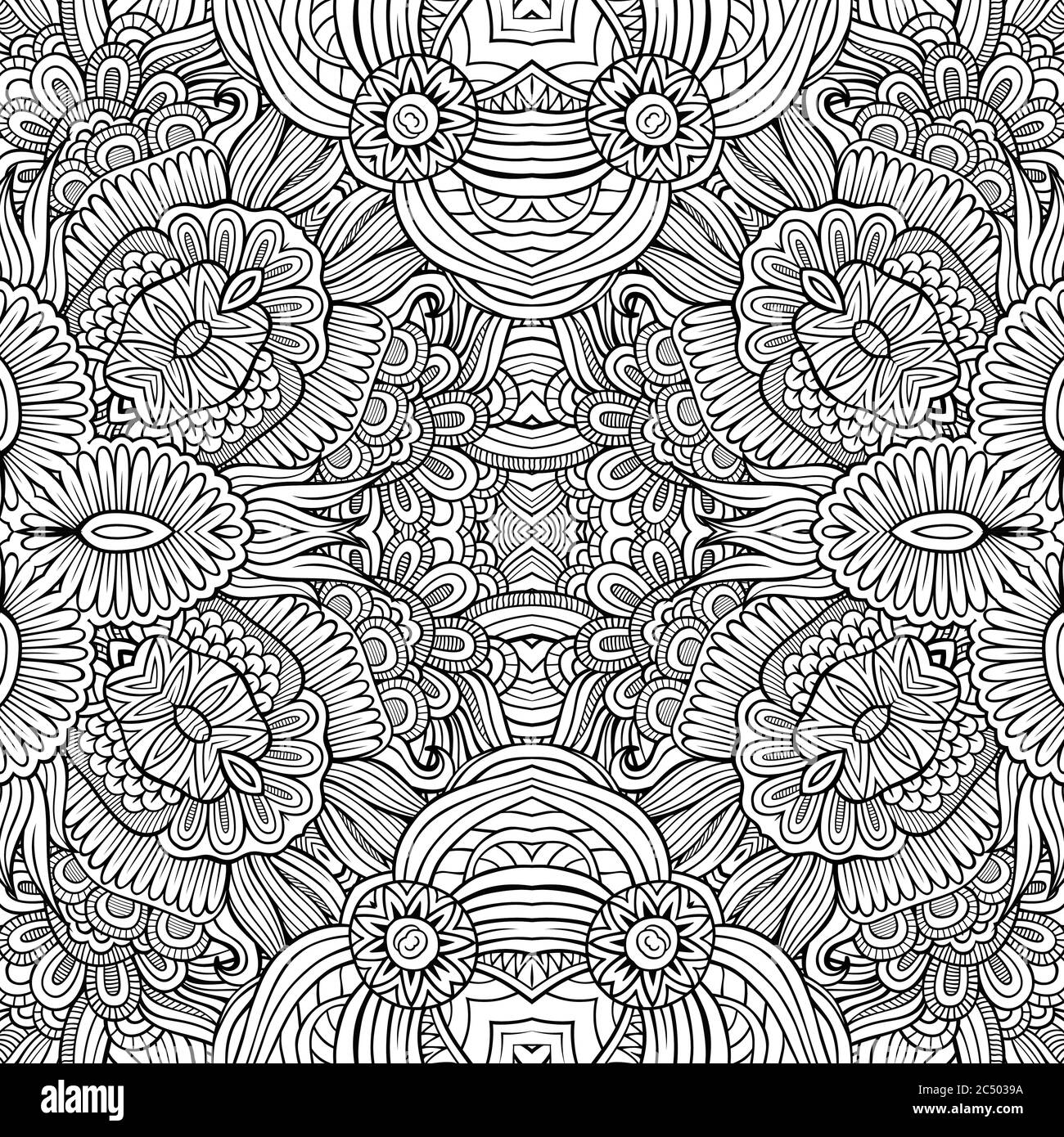 Abstract vector ethnic sketchy background Stock Vector Image & Art - Alamy