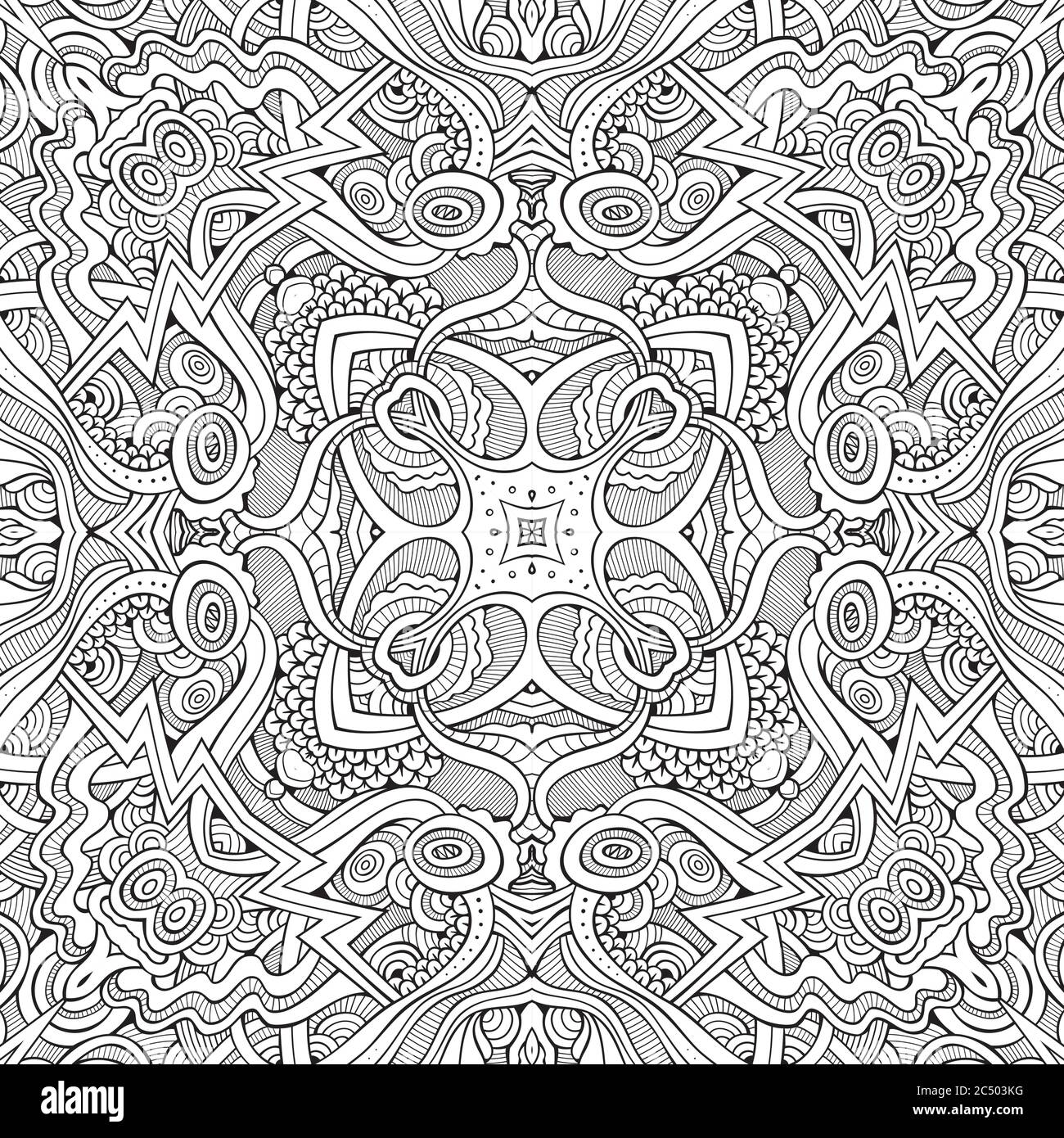 Abstract vector ethnic sketchy background Stock Vector Image & Art - Alamy