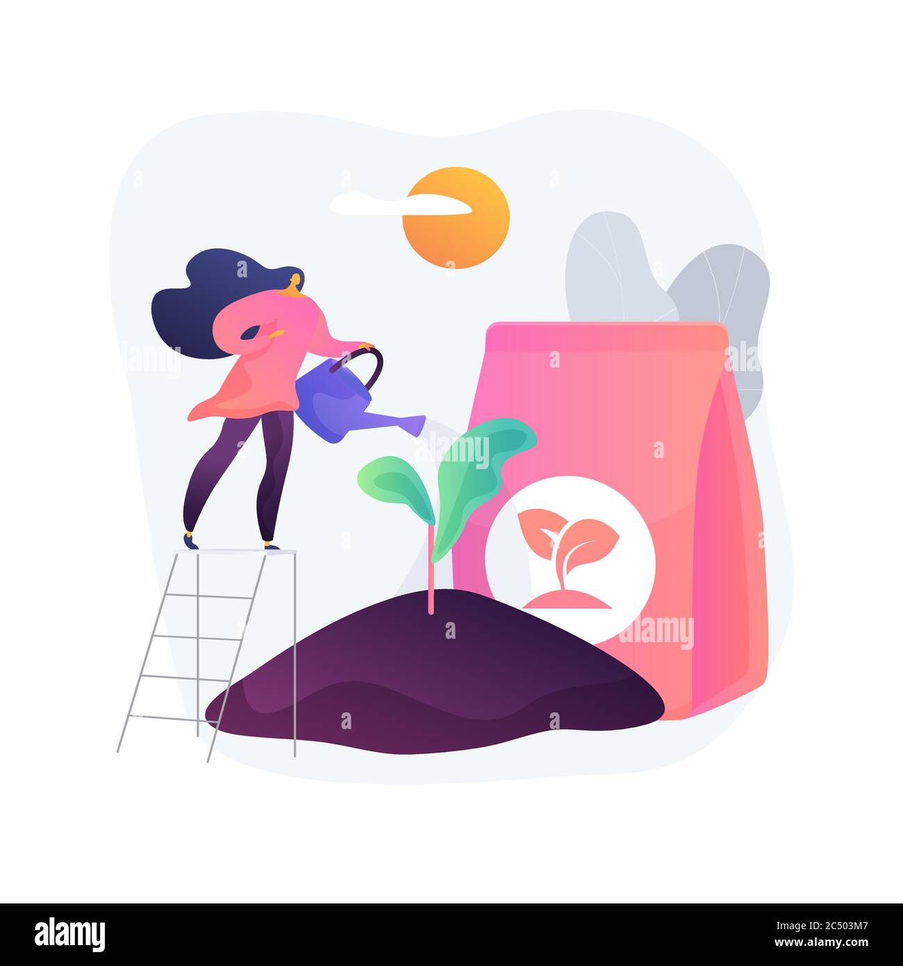 Soil fertility abstract concept vector illustration Stock Vector Image