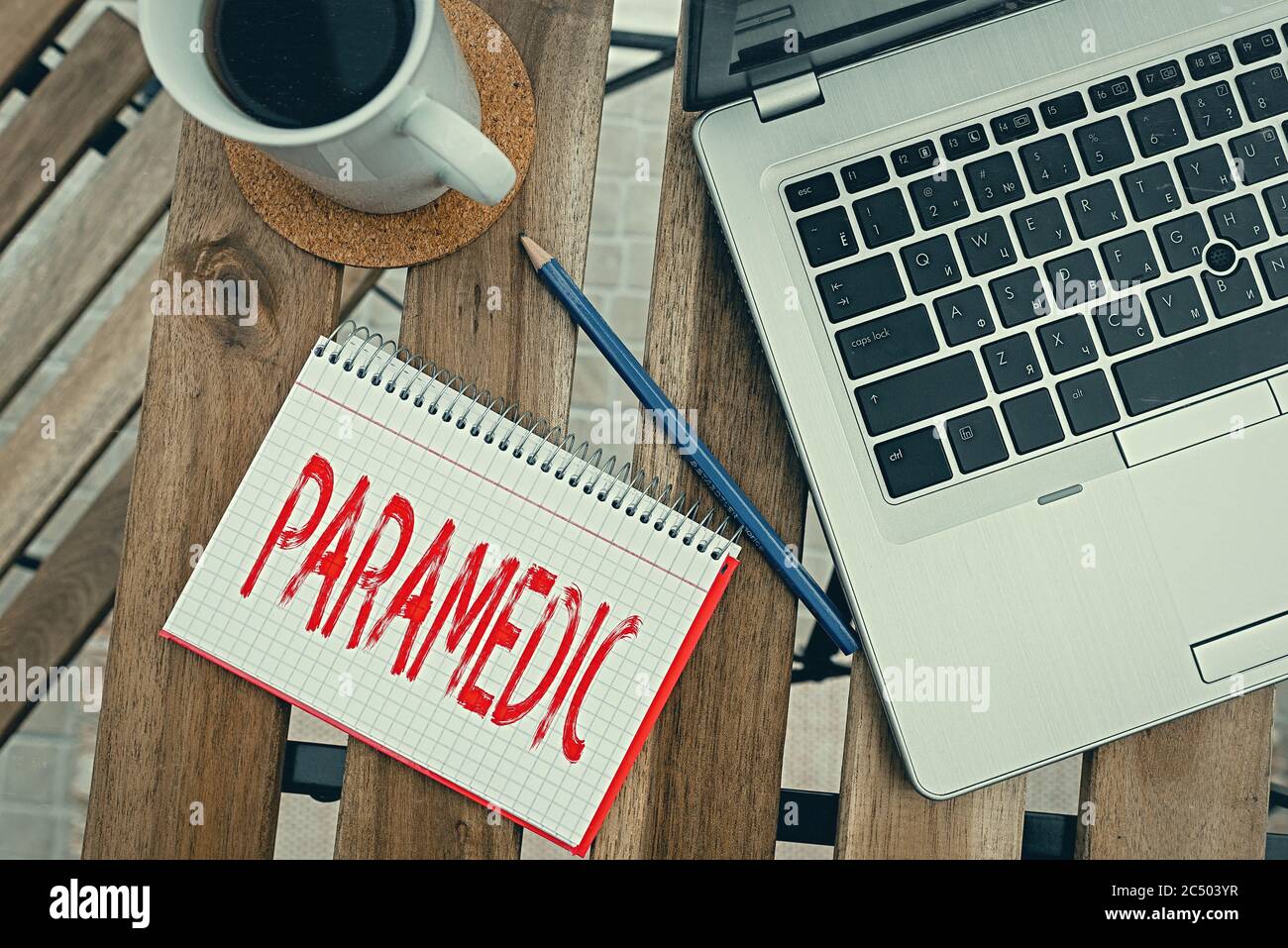 Ems ambulance laptop hi-res stock photography and images - Alamy