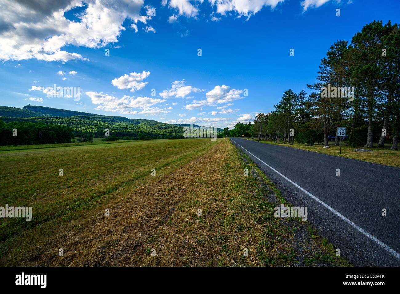 Sky Top Tower in Shavangunk Ridge, New York, USA Stock Photo