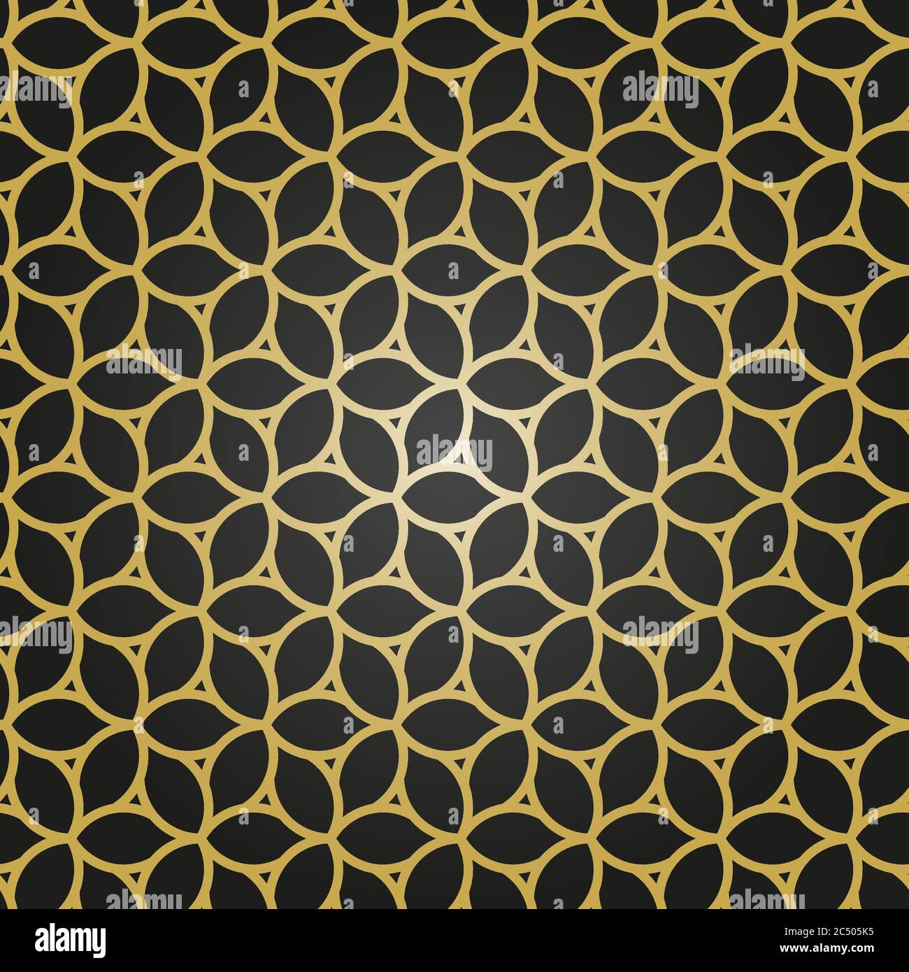 Seamless Vector Pattern in Arabian Style Stock Vector