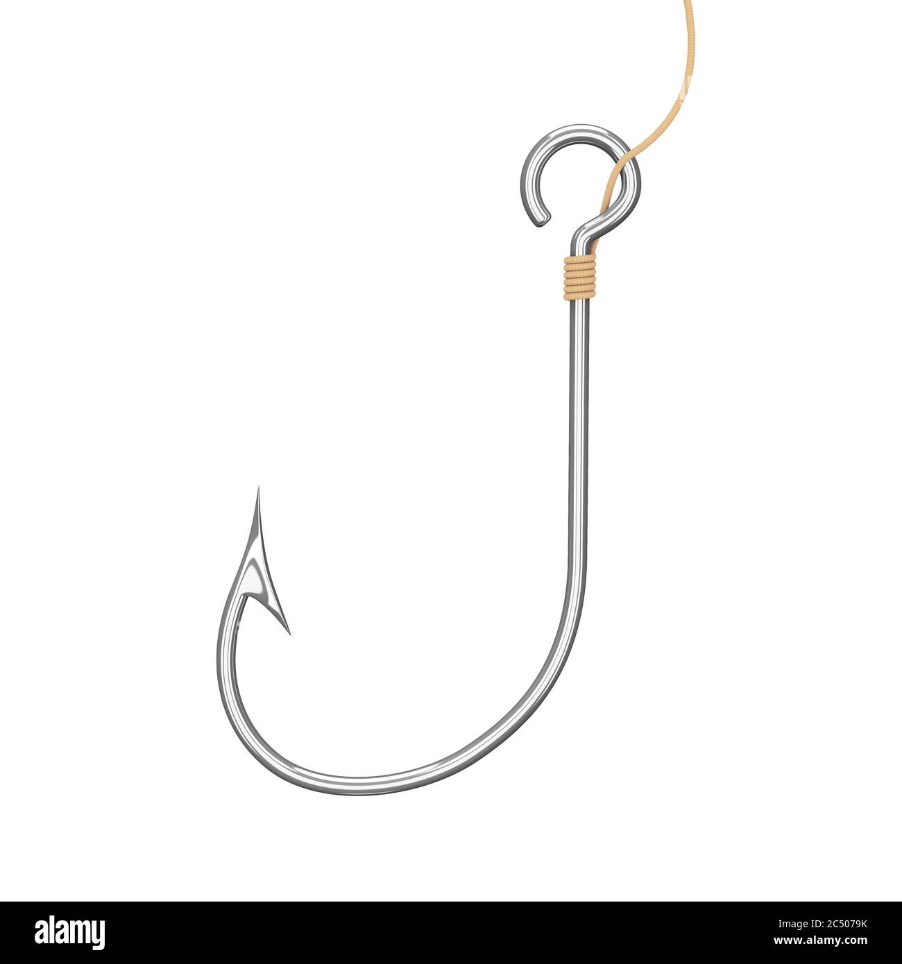 Empty fishing hook water hi-res stock photography and images