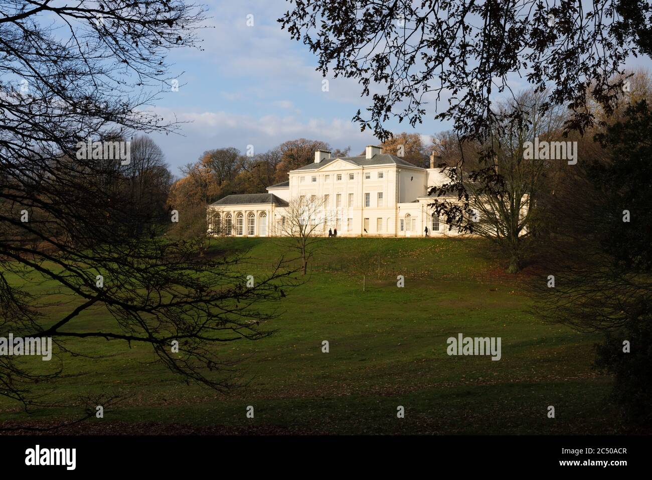 An Autumn view of Kenwood House in Hampstead, London.white Stock Photo