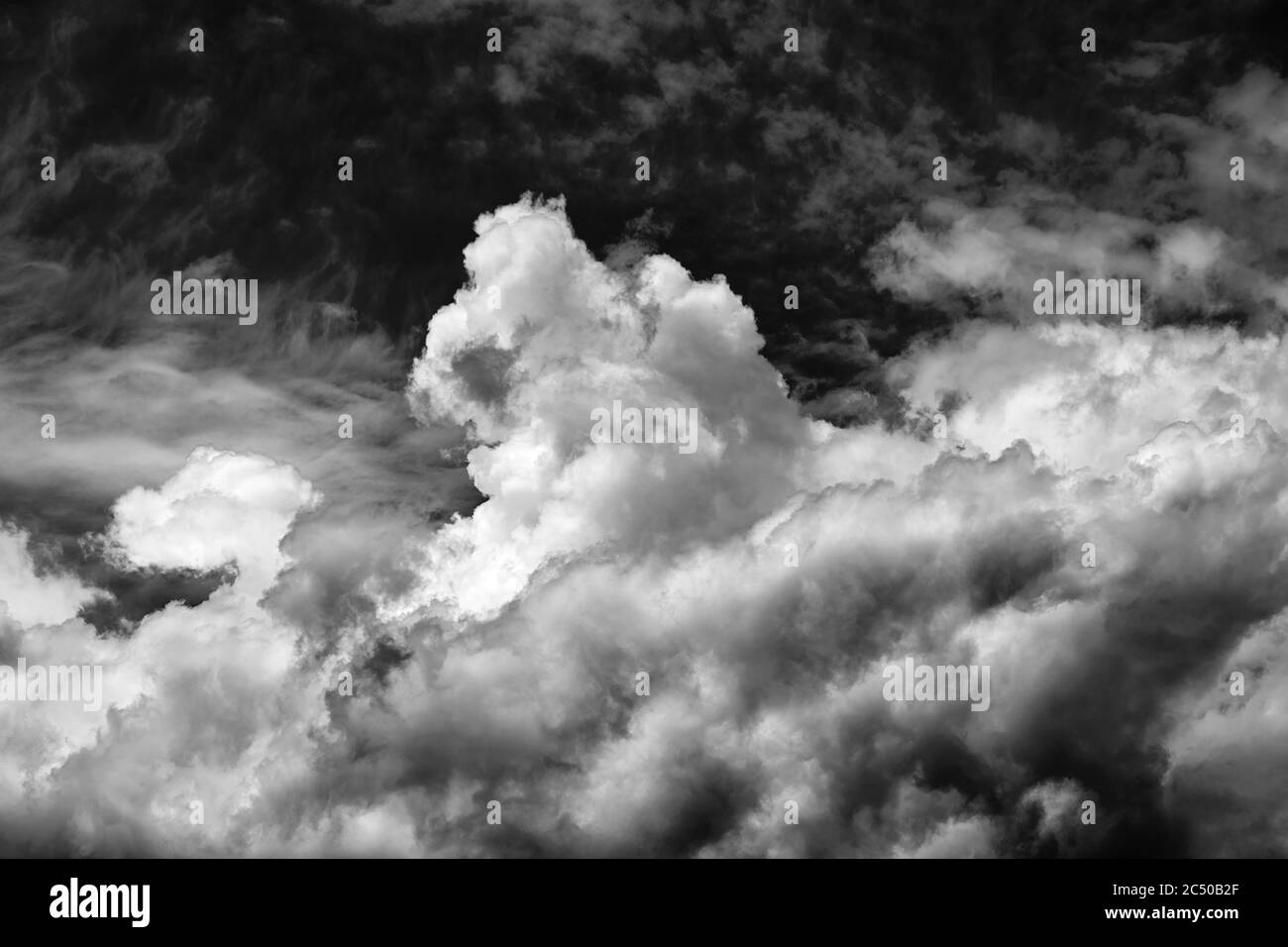 Beautiful storm cloud. Background of storm clouds before a thunder-storm Stock Photo