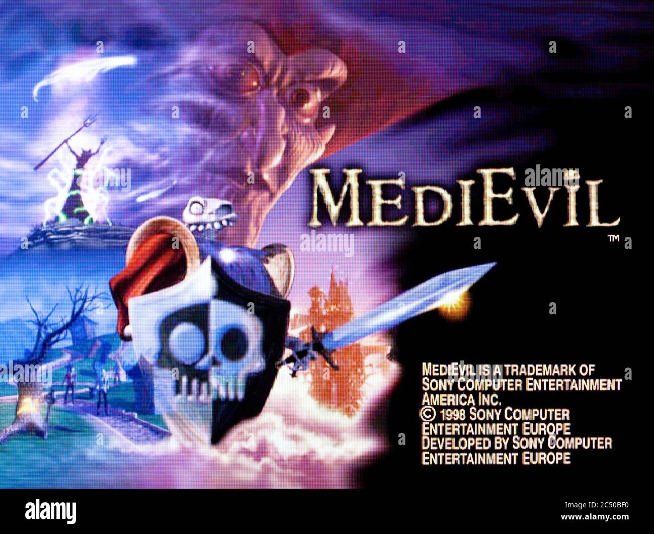 Medievil - Sony Playstation 1 PS1 PSX - Editorial use only Stock Photo