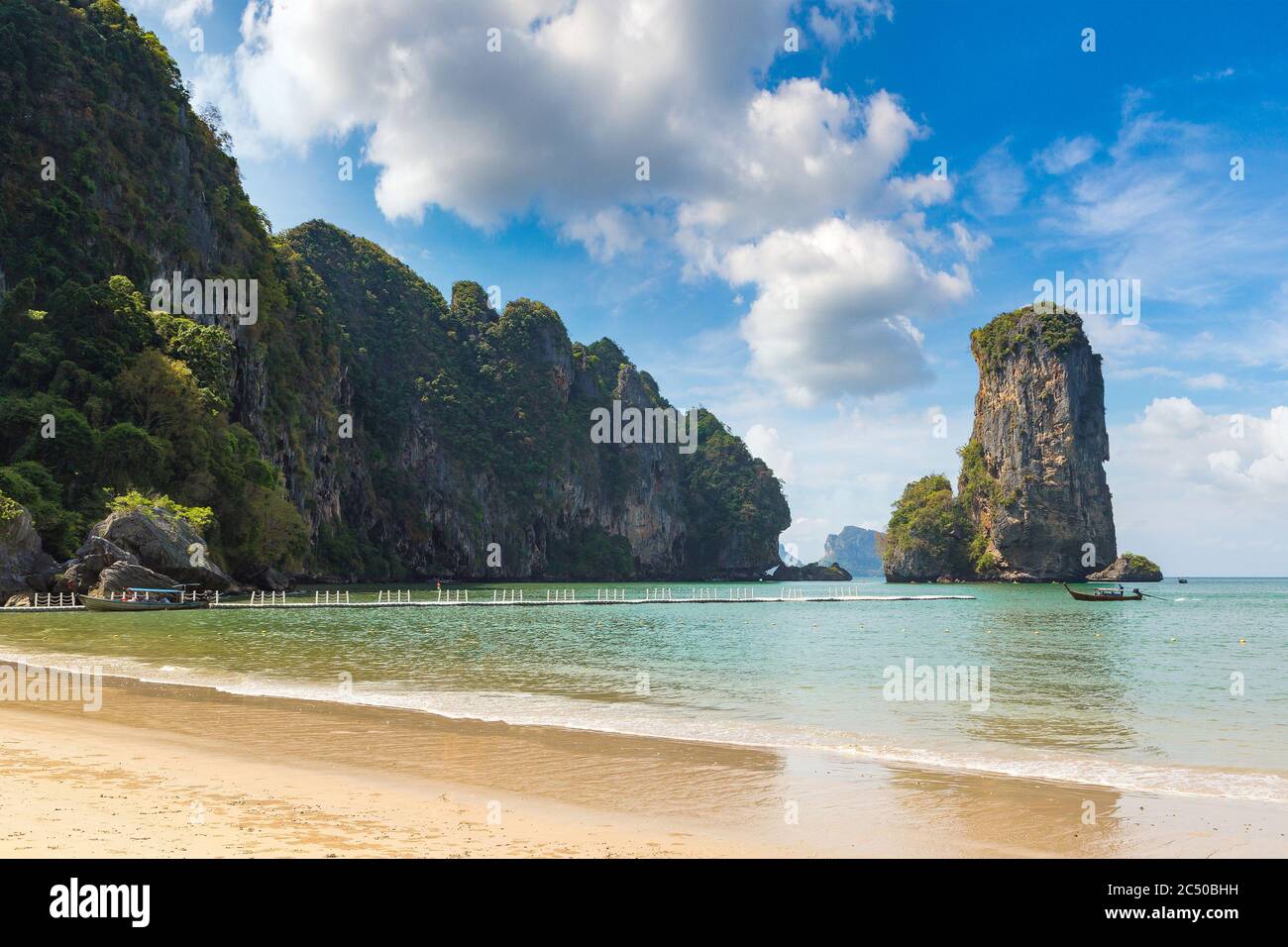 Ao Pai Plong beach, Krabi, Thailand in a summer day Stock Photo - Alamy