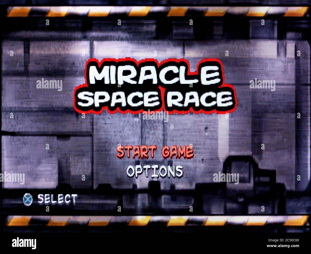 Miracle Space Race - Sony Playstation 1 PS1 PSX - Editorial use only Stock Photo
