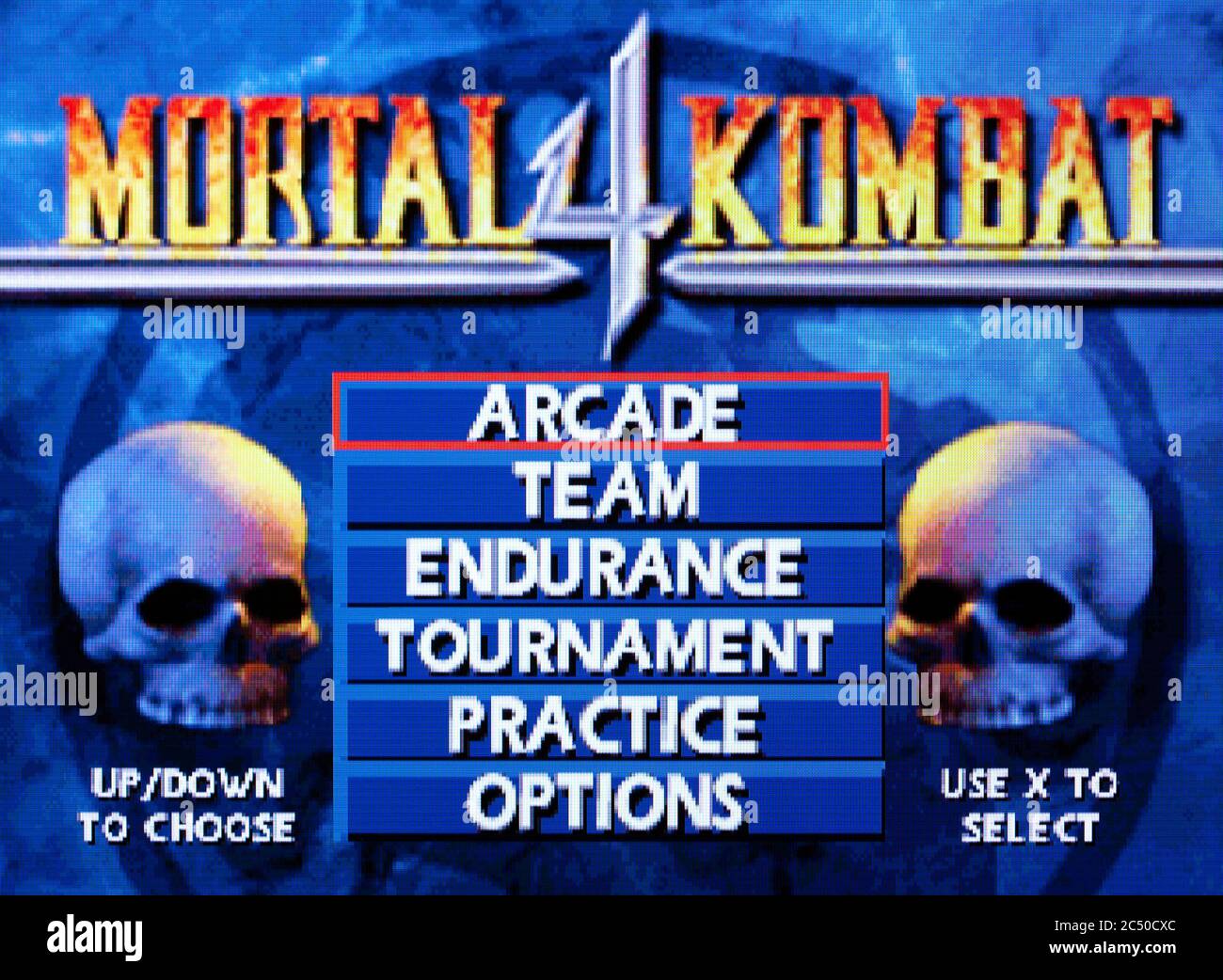Mortal Kombat 4 - Sony Playstation 1 PS1 PSX - Editorial use only Stock Photo