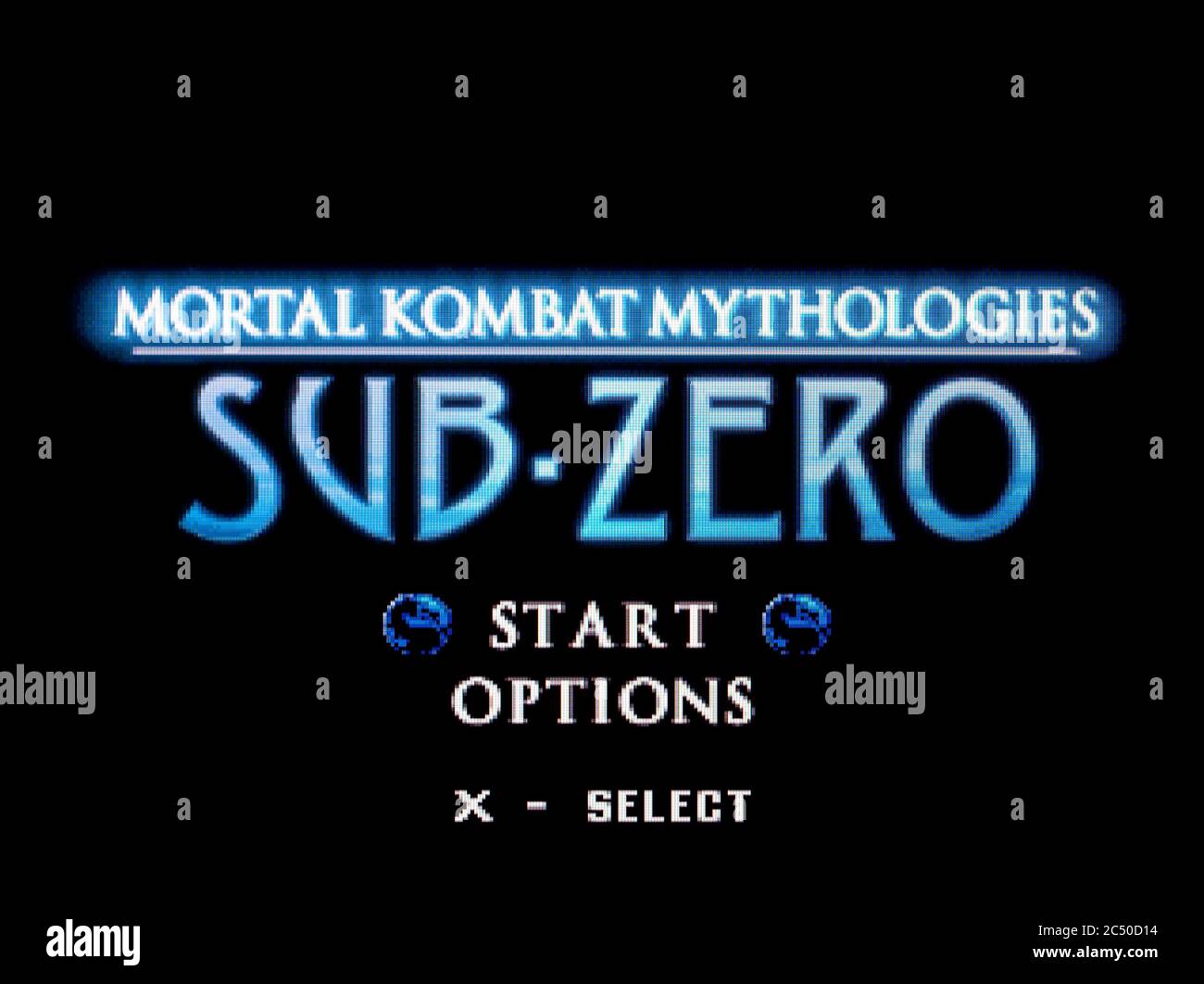 Mortal Kombat Mythologies Sub Zero - Sony Playstation 1 PS1 PSX - Editorial use only Stock Photo