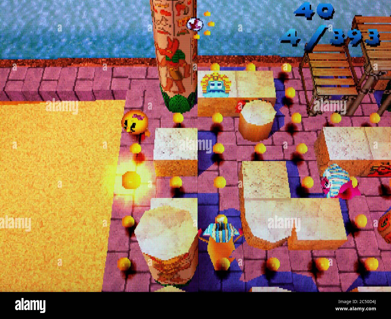 Ms Pac-Man Maze Madness - Sony Playstation 1 PS1 PSX - Editorial use only  Stock Photo - Alamy