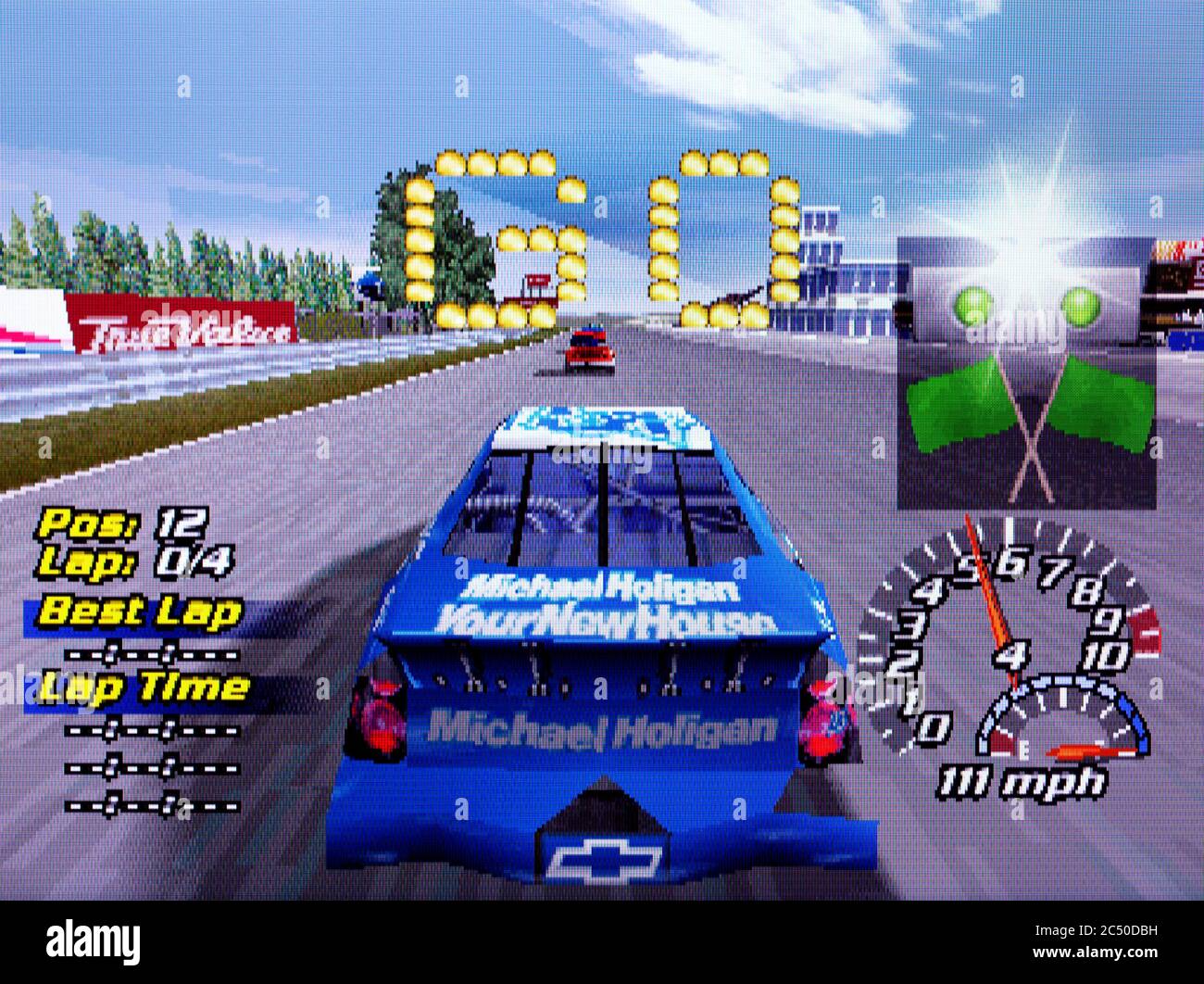 Nascar 2001 - Sony Playstation 1 PS1 PSX - Editorial use only Stock Photo