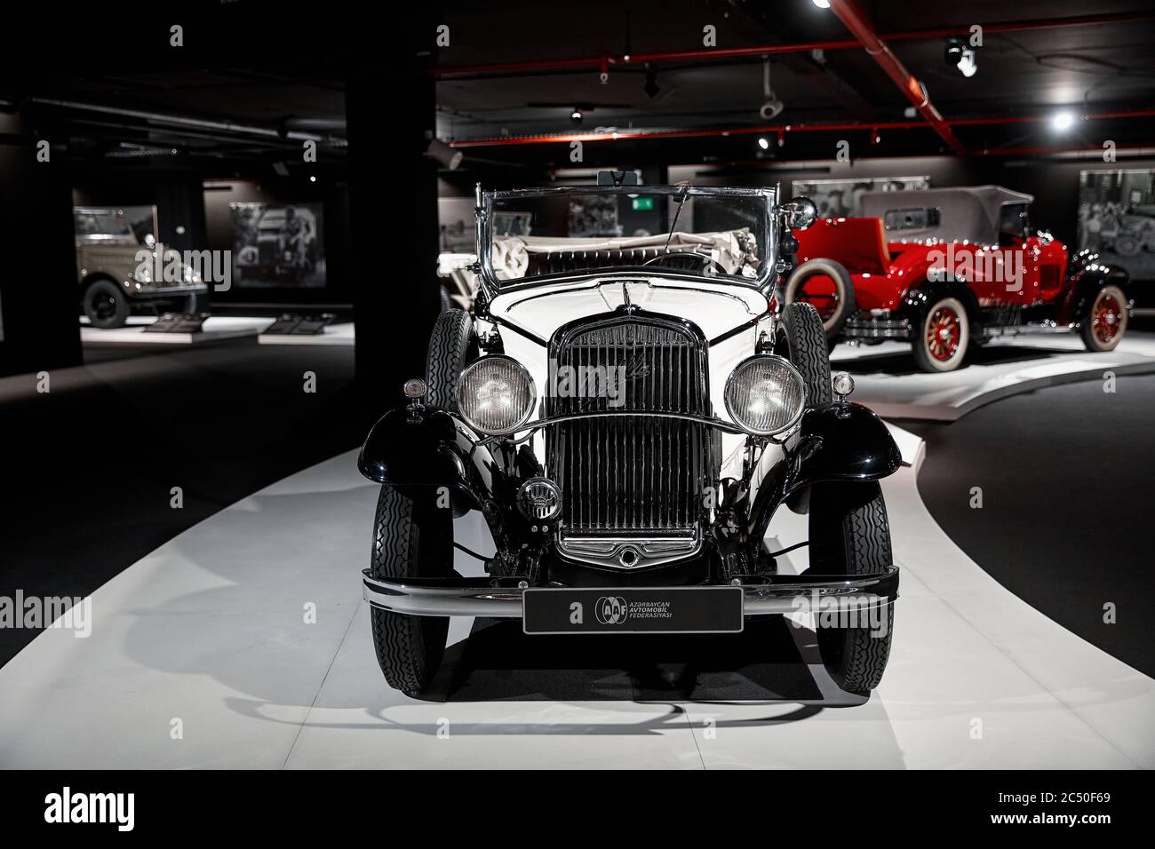 FIAT 508 Balilla 1932. Retro car on exhibition. Classic Car exhibition - Heydar Aliyev Center, Baku, Azerbaijan - 26,04,2017 Stock Photo