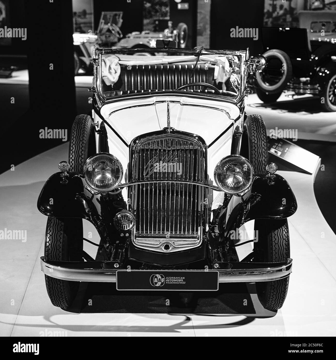 FIAT 508 Balilla 1932. Retro car on exhibition. Classic Car exhibition -  Heydar Aliyev Center, Baku, Azerbaijan - 26,04,2017 Stock Photo - Alamy