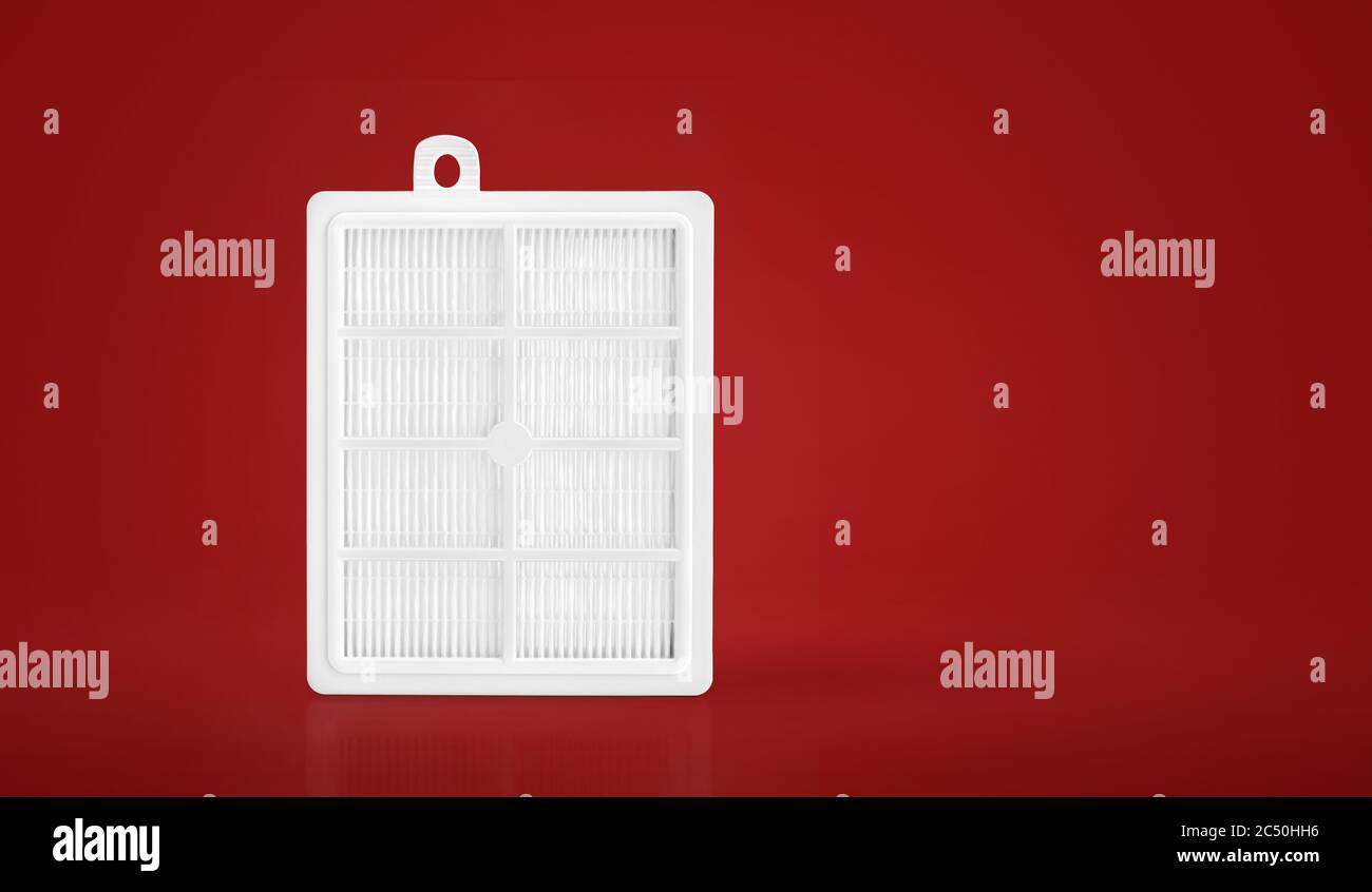 High efficiency air filter for HVAC system. new filter. Taking care of