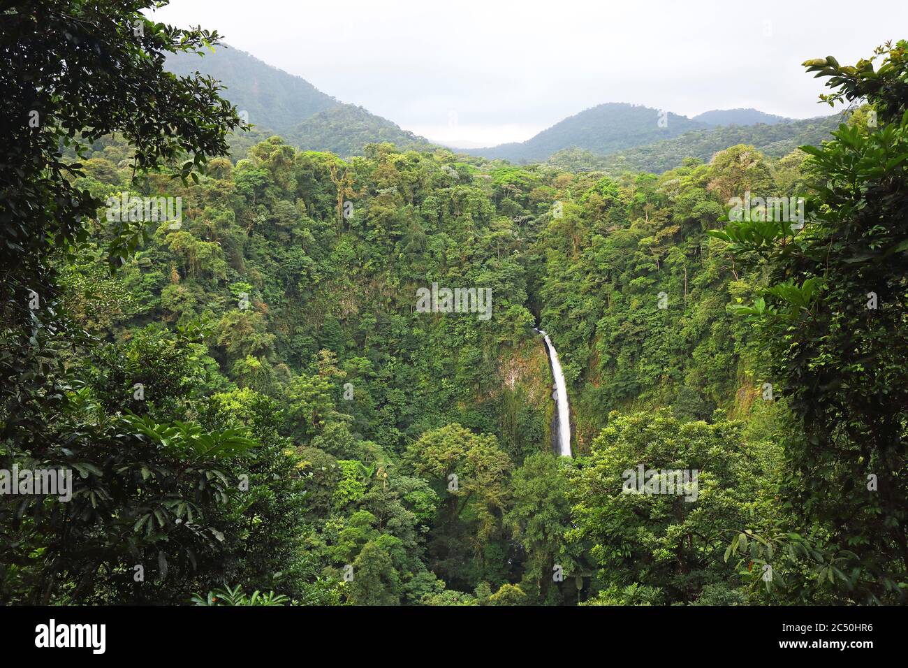 La Fortuna Waterfall, Costa Rica, La Fortuna Stock Photo
