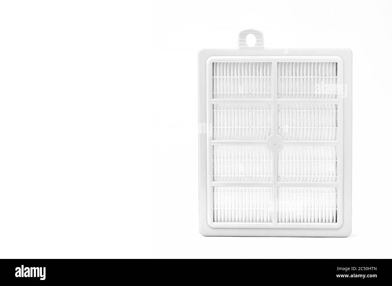 High efficiency air filter for HVAC system. new filter. Taking care of