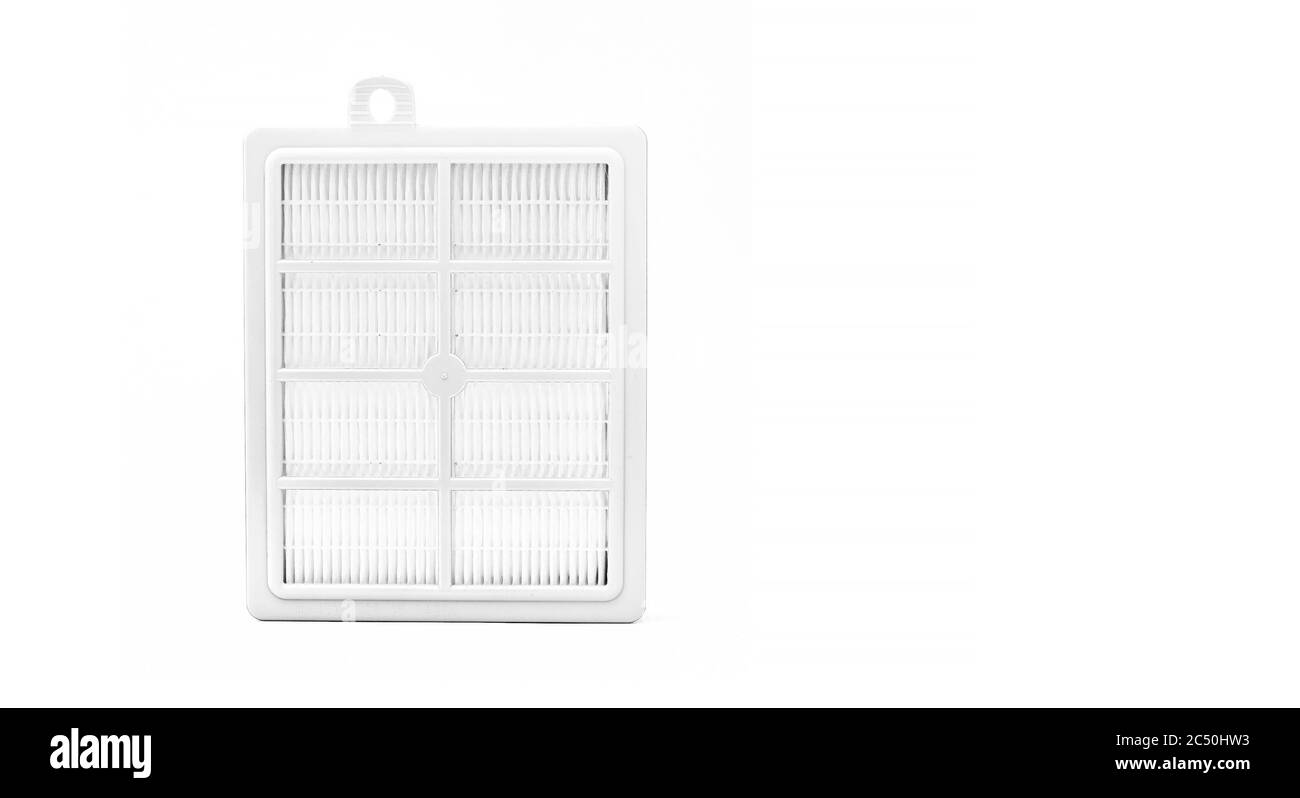 High efficiency air filter for HVAC system. new filter. Taking care of