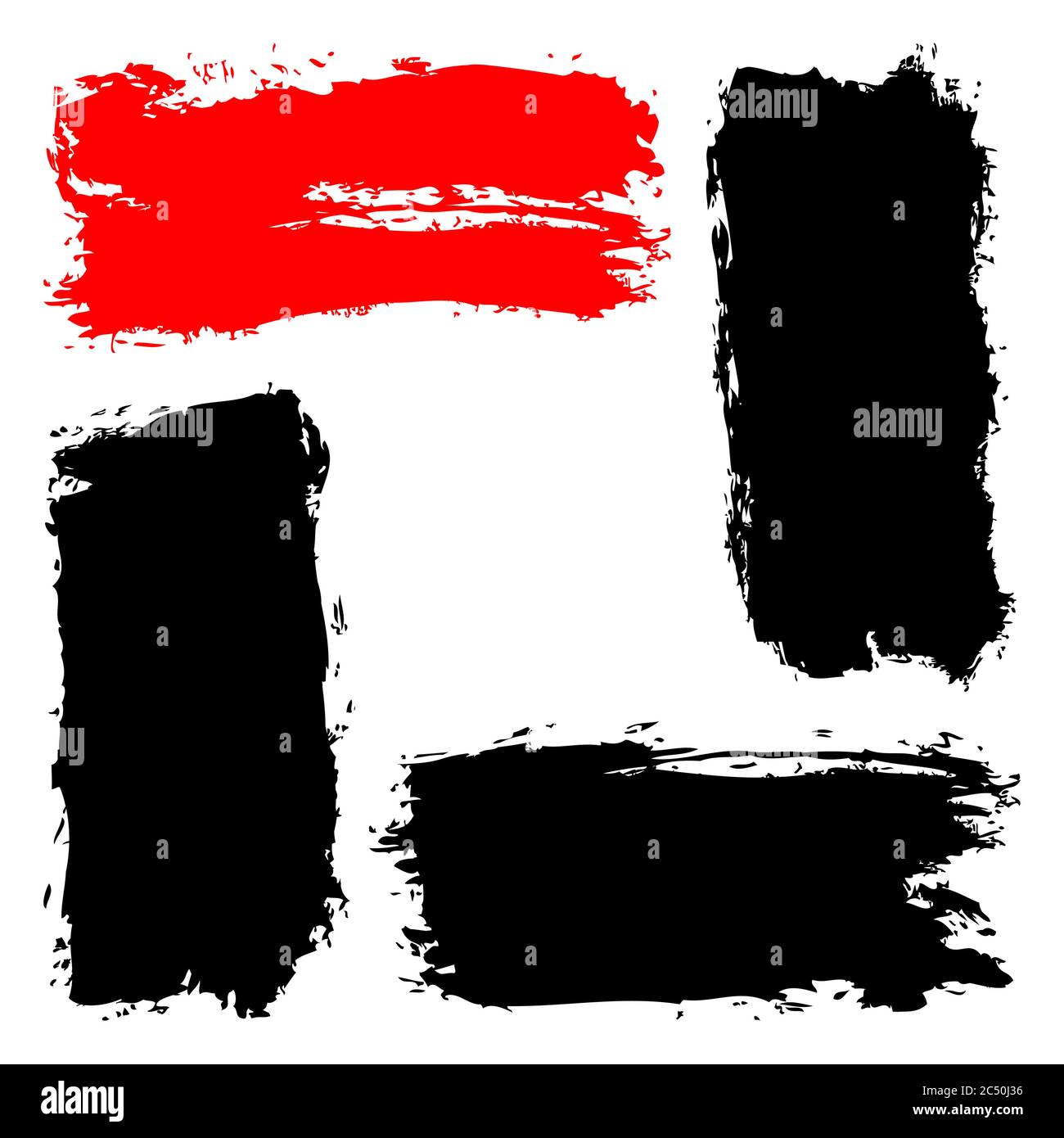 Red acrylic vector brush strokes hi-res stock photography and images ...