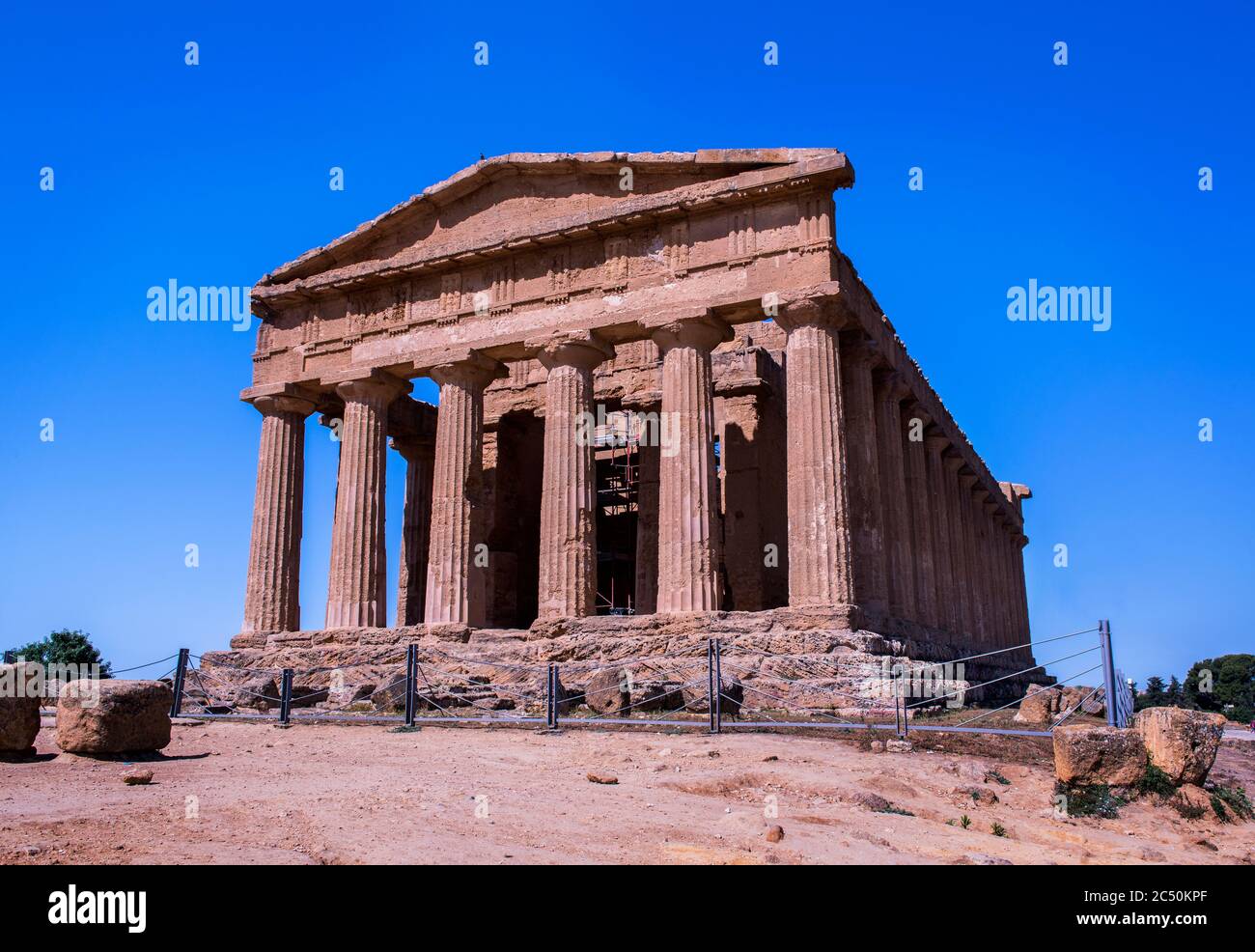 Temple of Concordia, is ancient Greek temple, the largest and best