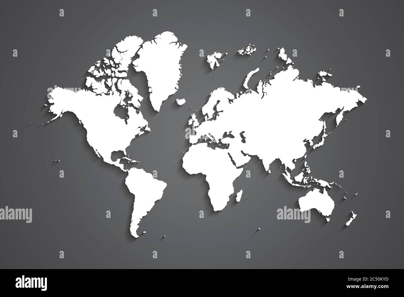 World Map Popular World Map Vector Globe Template For Website Design