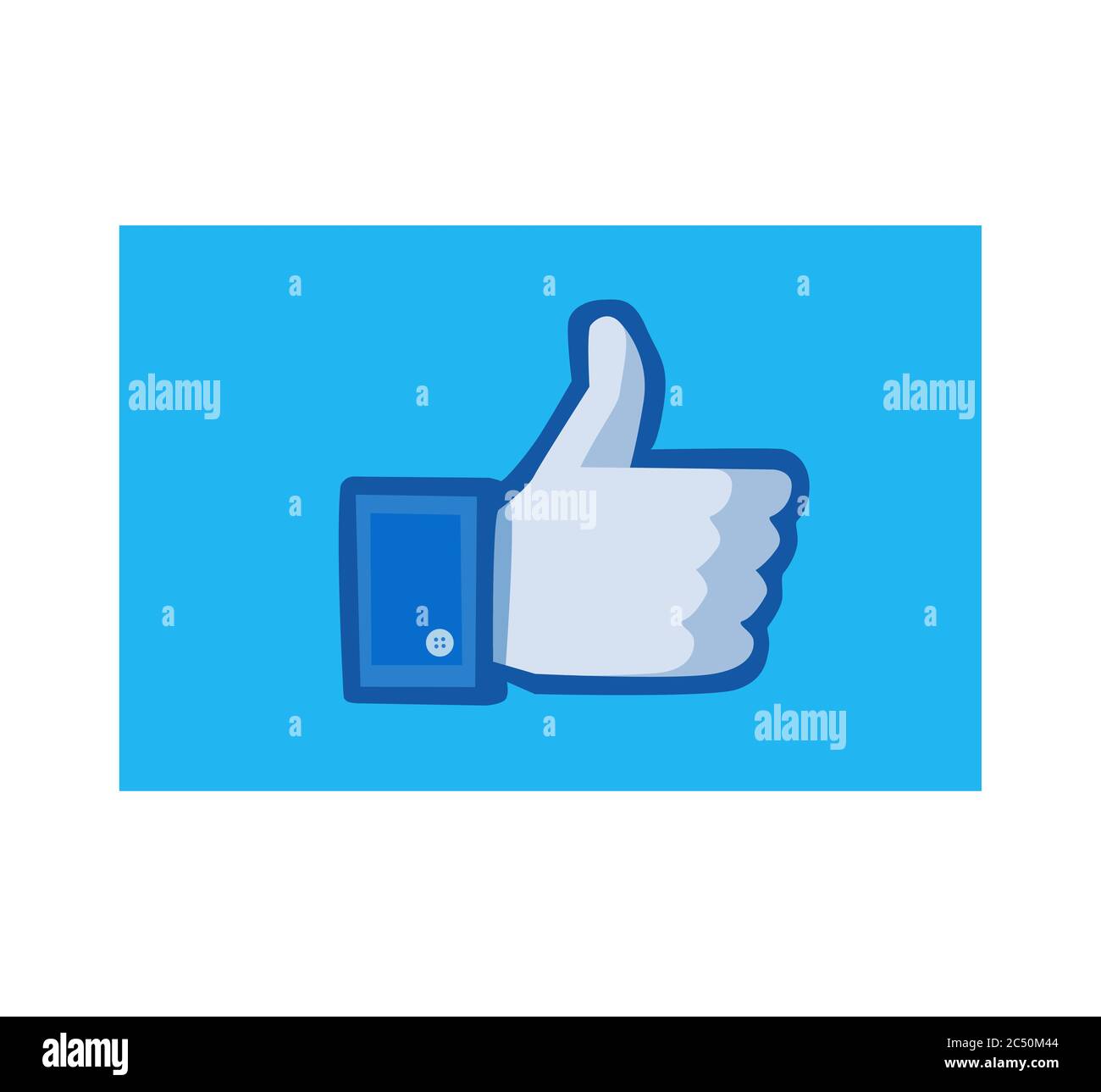 Find us facebook logo hi-res stock photography and images - Alamy
