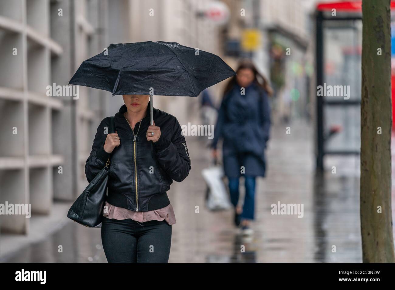 Girl In Wet Clothes Walking Hi-res Stock Photography And Images - Alamy