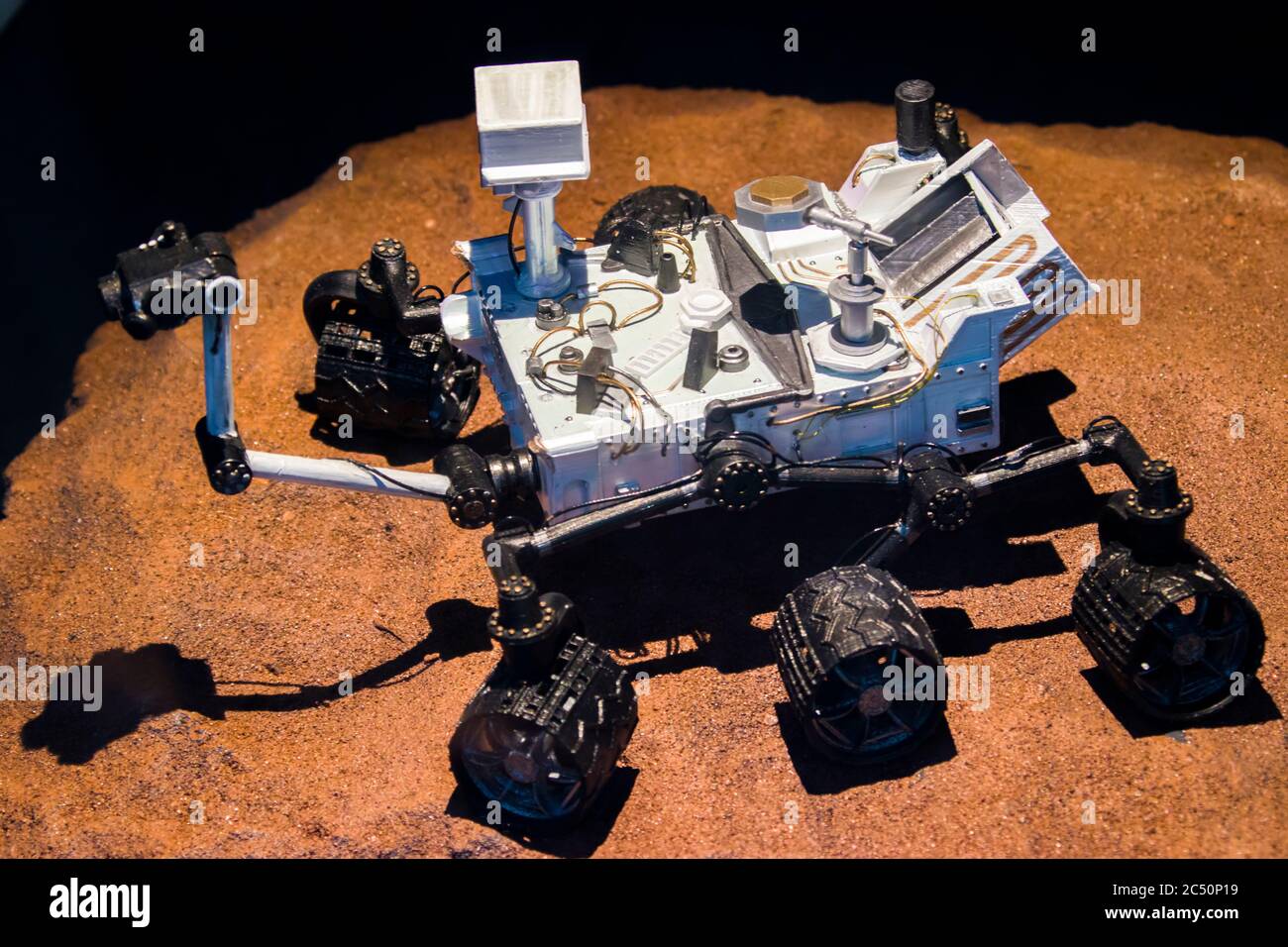Seoul South Korea Oct 6th 2019:  the  1:10 model of Curiosity (rover) in Seodaemun Museum of Natural History. Stock Photo