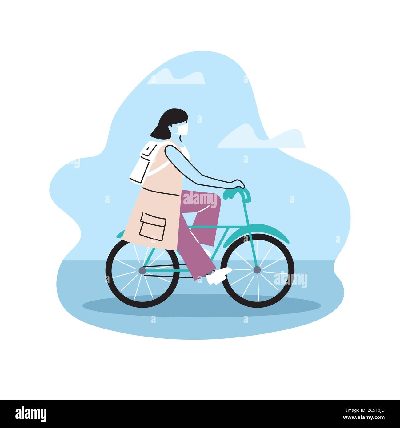 Cyclist mask Stock Vector Images - Alamy