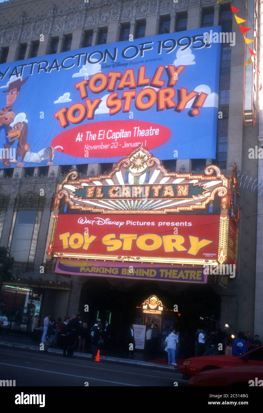 Hollywood California USA 19th November 1995 A general view of