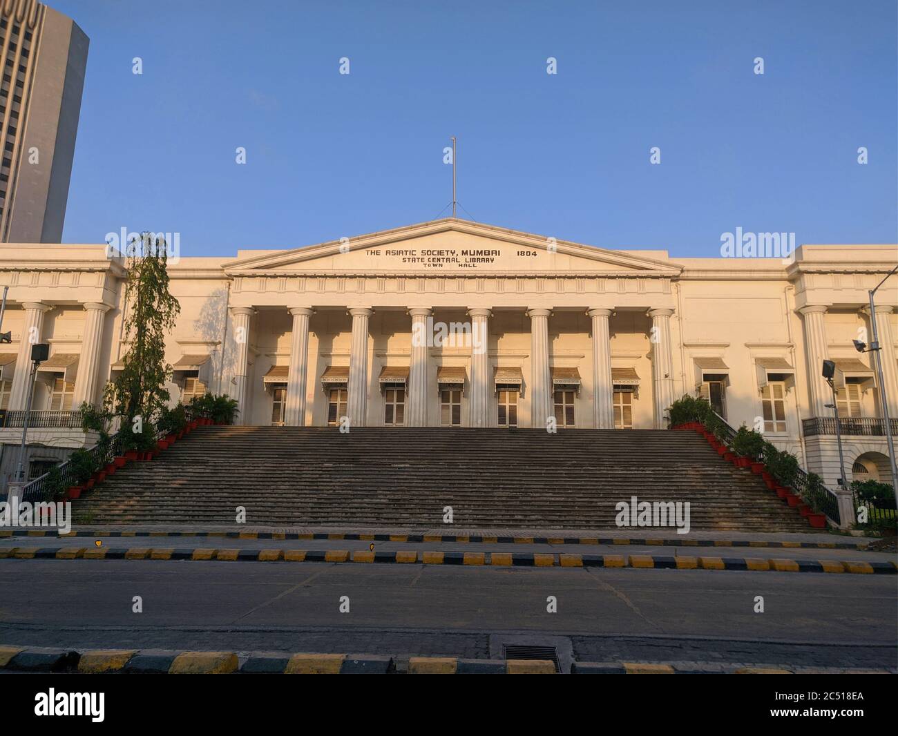 The Asiatic Society of Mumbai Town Hall, Mumbai , Maharashtra, India Stock Photo