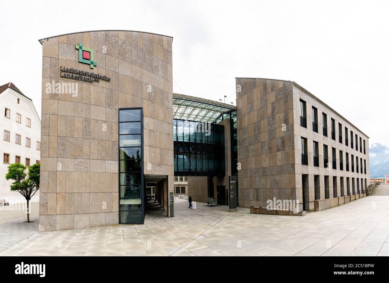 Vaduz Fl Liechtenstein 16 June View Of The Liechtensteinische Landesbank Bank Headquarters In Vaduz In Liechtenstein Stock Photo Alamy