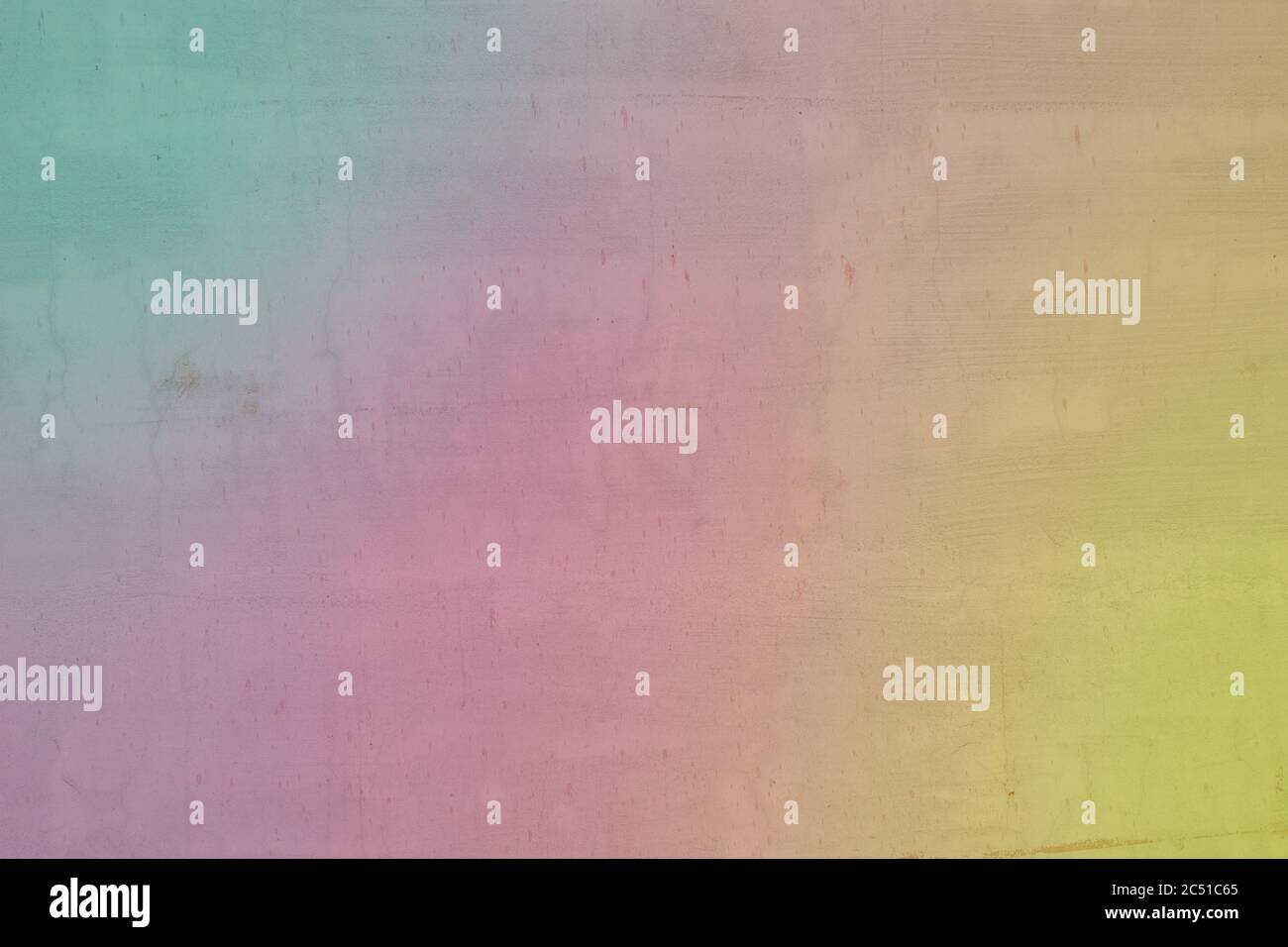 holographic lighting reflected on concrete wall. Stock Photo
