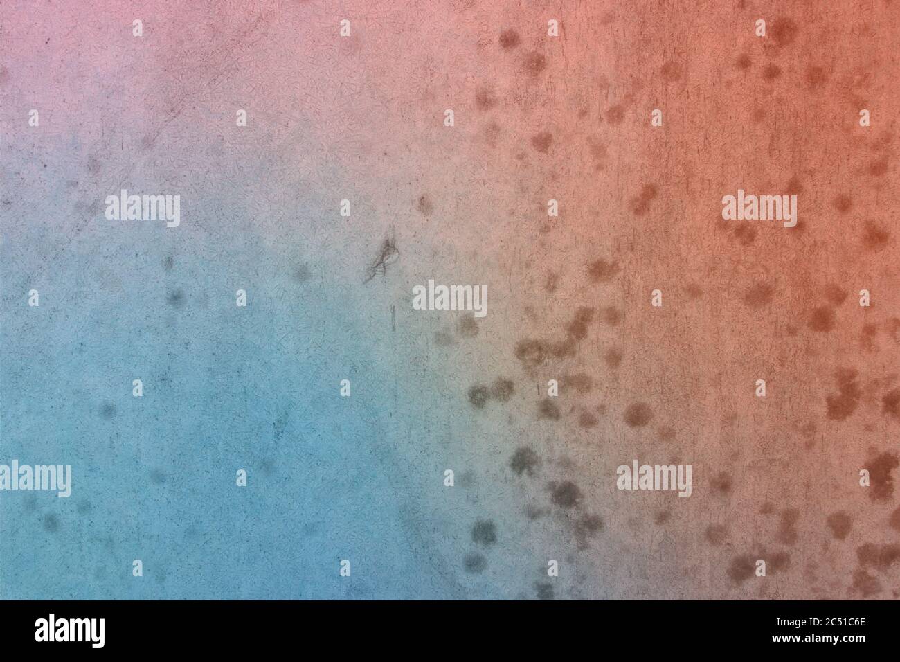 holographic lighting reflected on concrete wall. Stock Photo