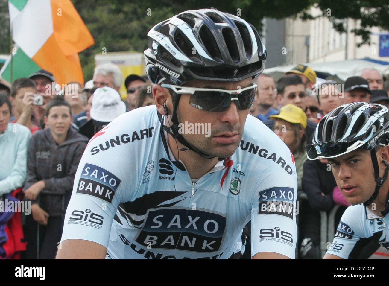 Benjamín Noval During the Tour de France 2011, Stage 5 cycling race