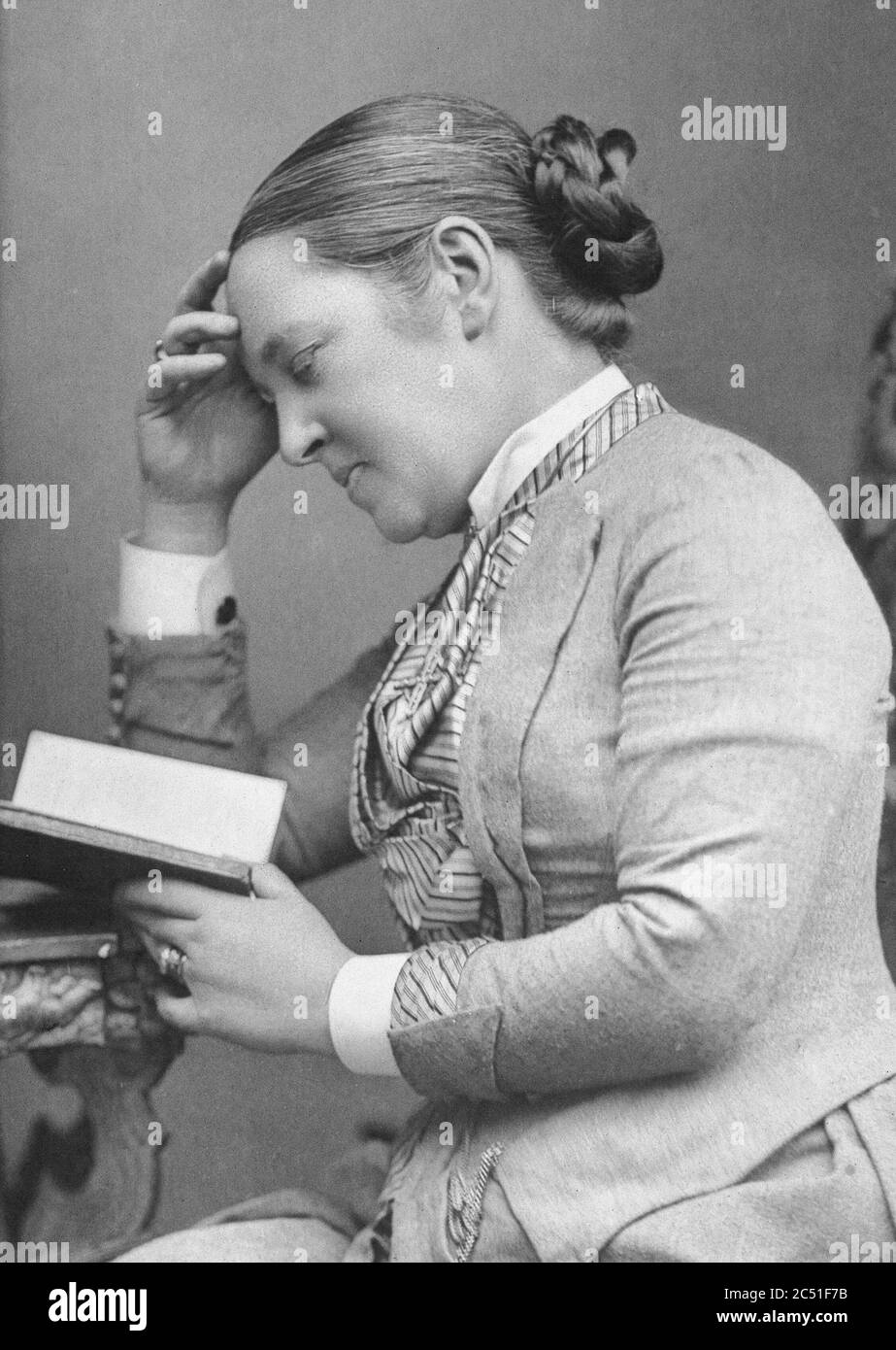 ELIZABETH GARRETT ANDERSON (1836-1917) English physician and suffragist about 1890 Stock Photo