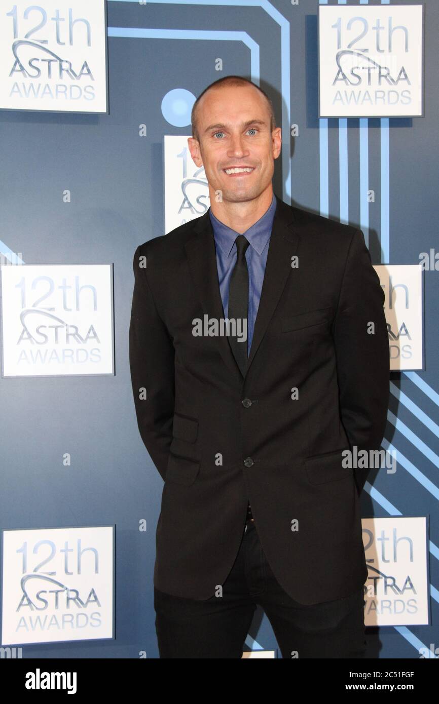 Ryan ‘Fitzy’ Fitzgerald (Nova FM) arrives on the red carpet for the ...