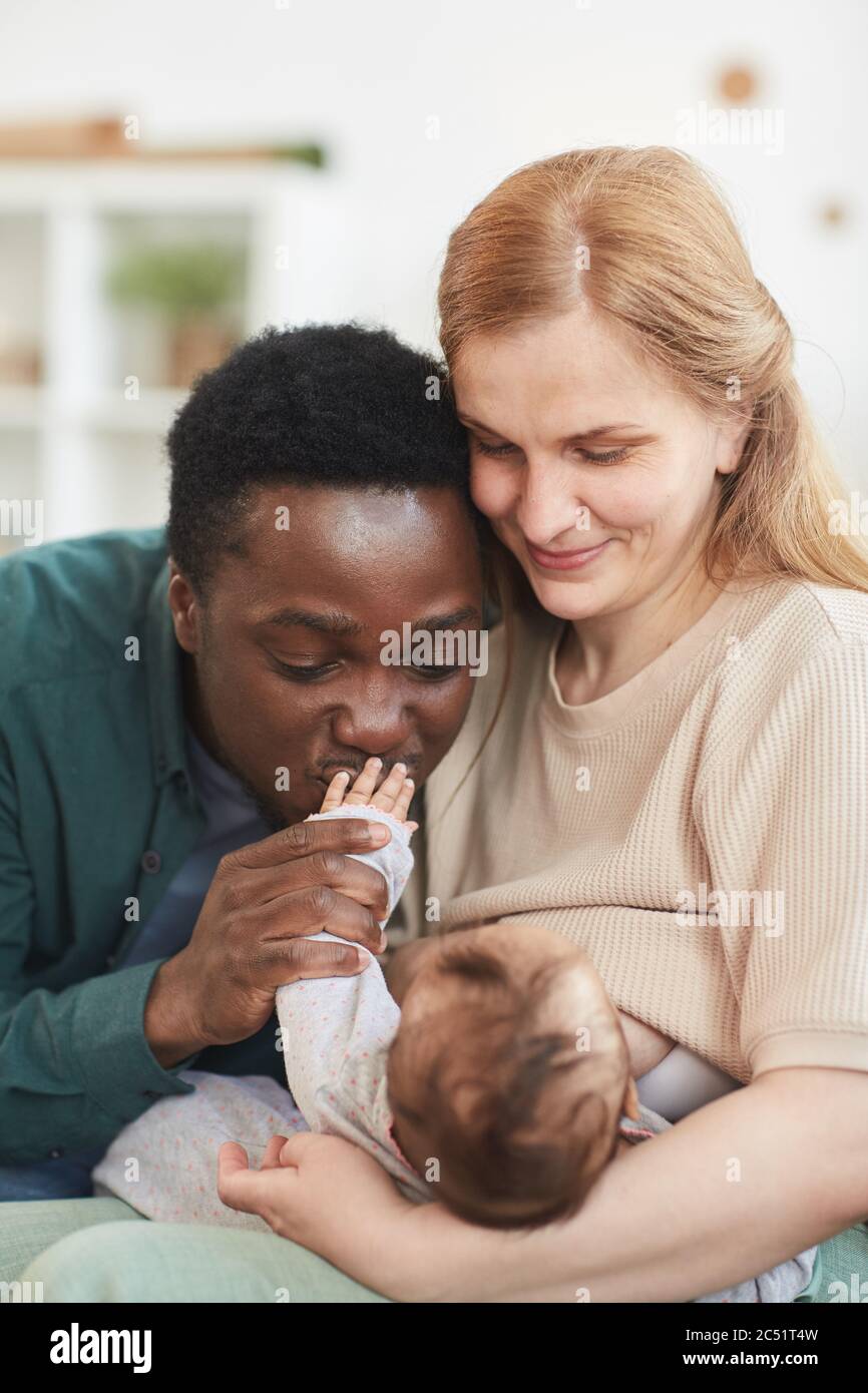 Newborn interracial newborn baby hires stock photography and images