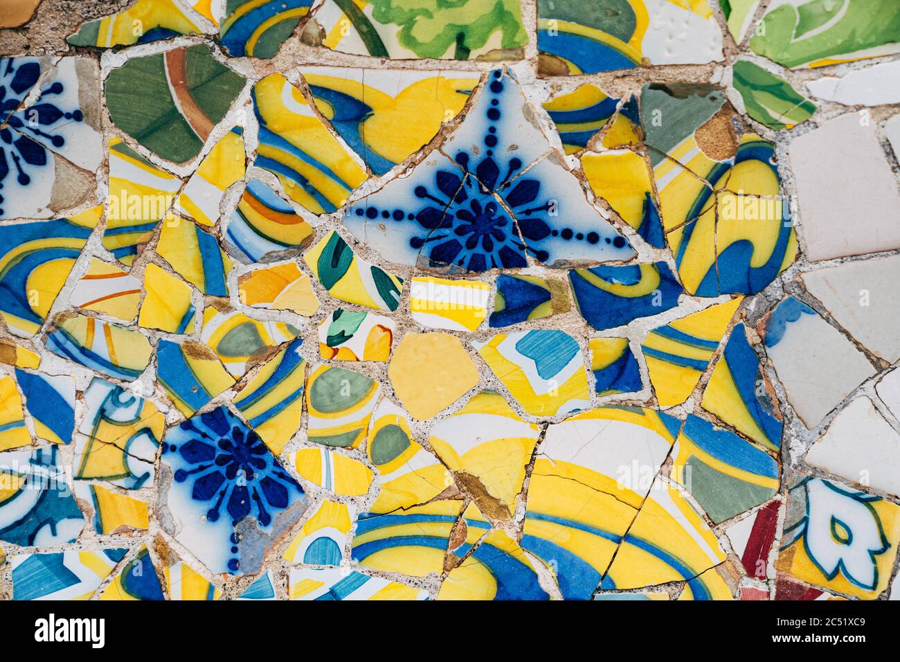 gaudi park guell mosaic