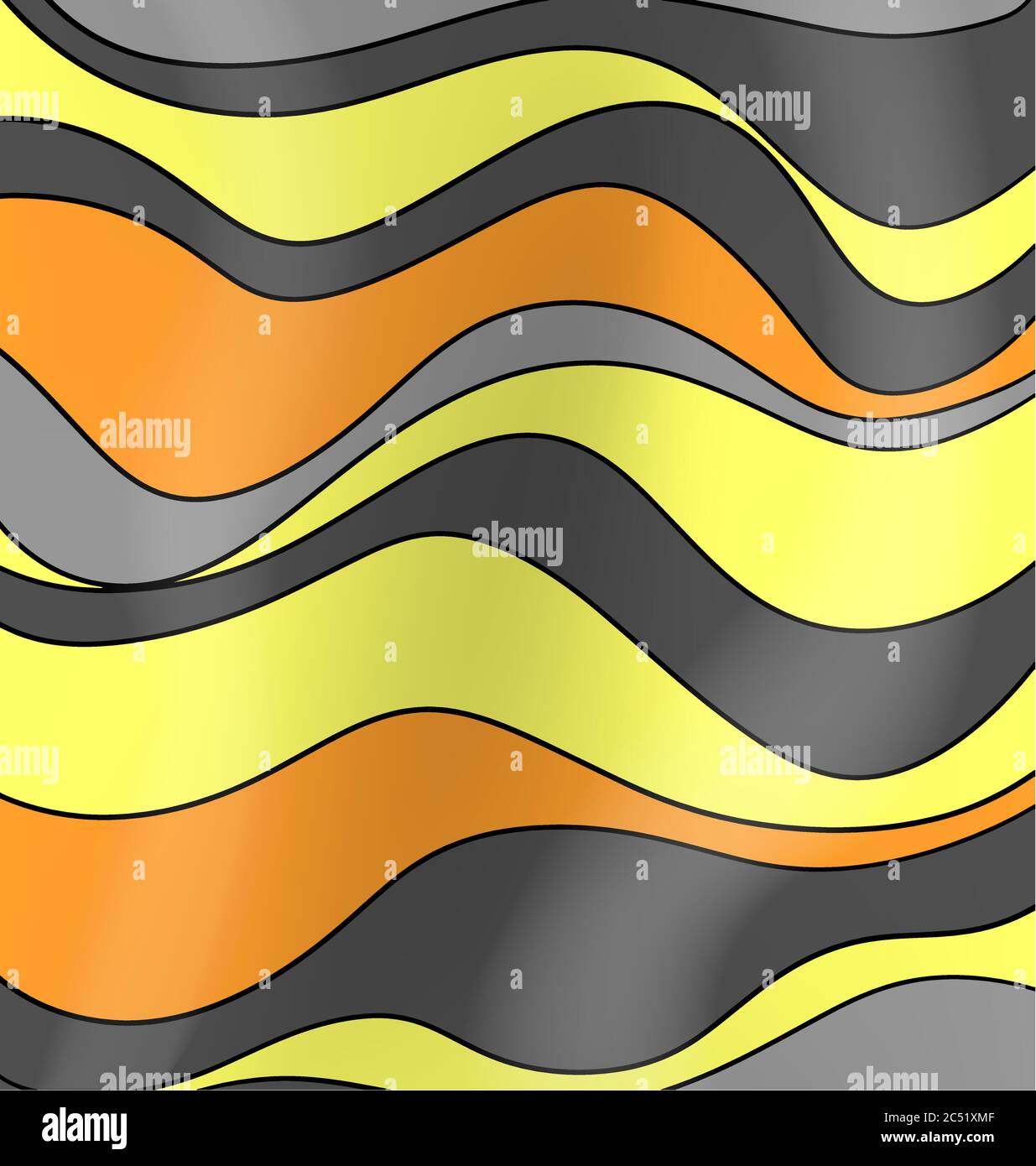 Abstract vector background with waves and lines Stock Vector
