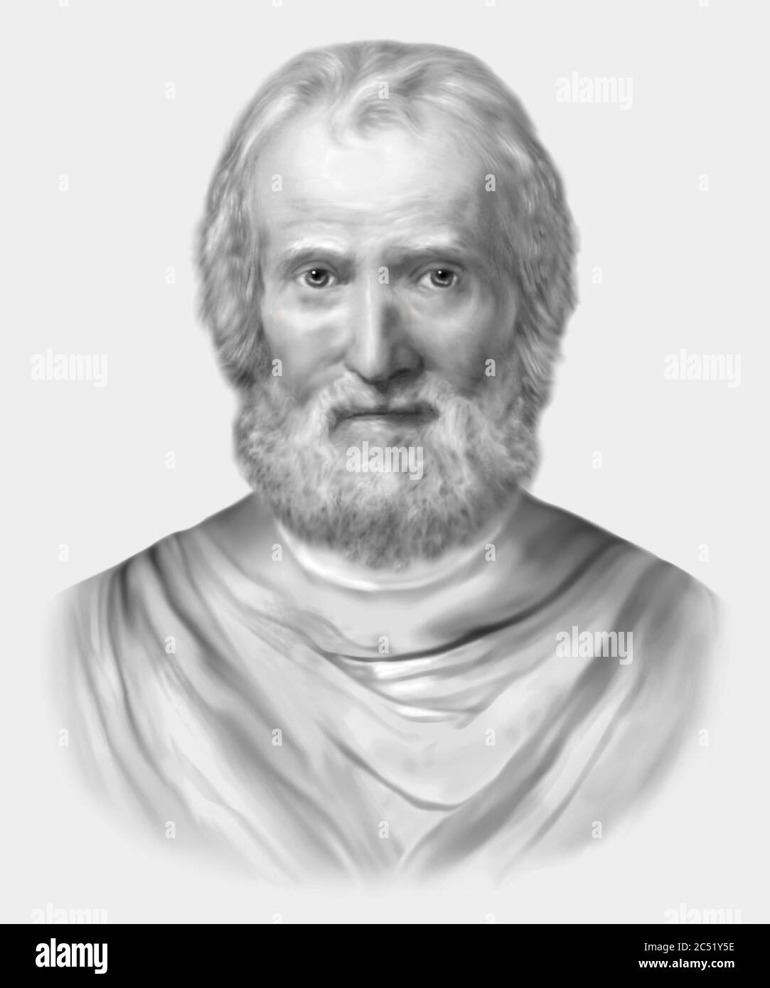 Archimedes of Syracuse c287 - c212 BC  Greek Mathematician Physicist Engineer Inventor Astronomer Stock Photo